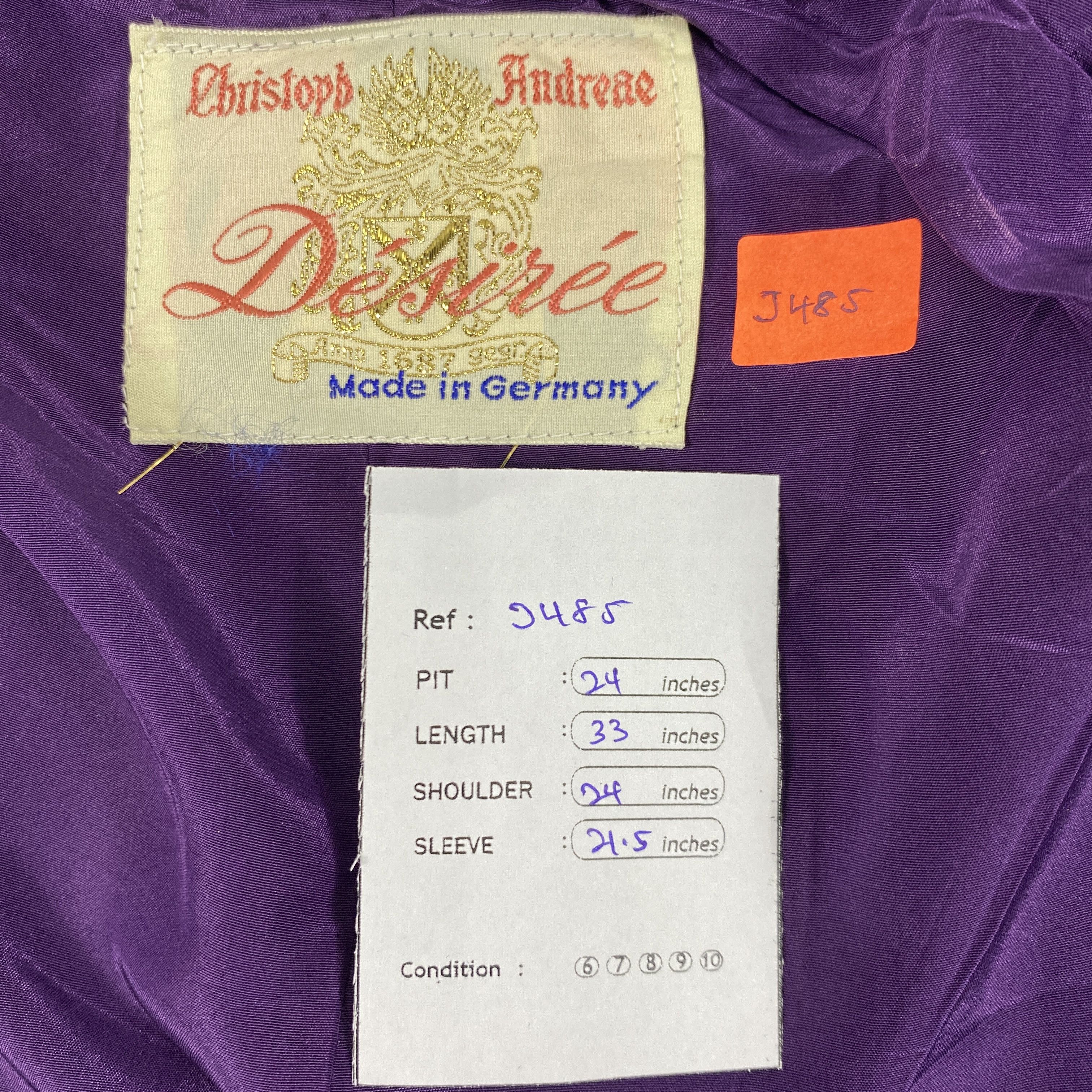 Yohji Yamamoto Vintage Germany Velvet Yohji Yamomoto Style Jkt Coat- J485 Size US M / EU 48-50 / 2 - 7 Thumbnail