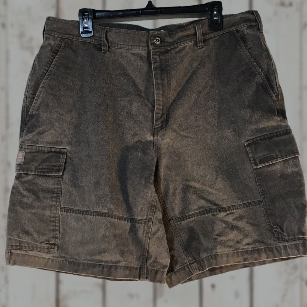 Vintage Columbia 9in Cargo Shorts Mens Size 38 Gray Cotton Casual Travel Workwear Size US 38 / EU 54 - 1 Thumbnail