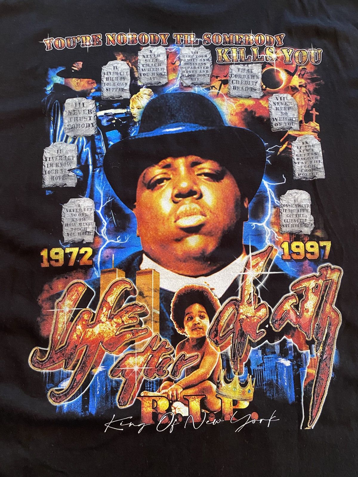 Rap Tees Dbruze x Notorious BIG Size US XXL / EU 58 / 5 - 5 Thumbnail