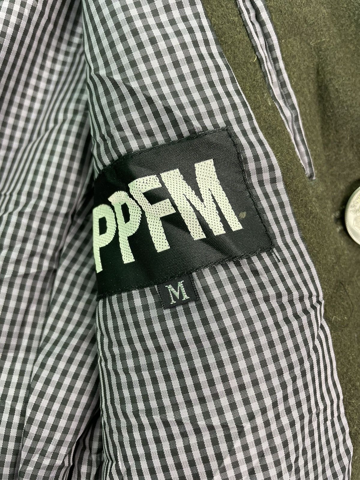 PPFM Vtg 90s PPFM japan military inspired design coat jacket Size US M / EU 48-50 / 2 - 7 Thumbnail