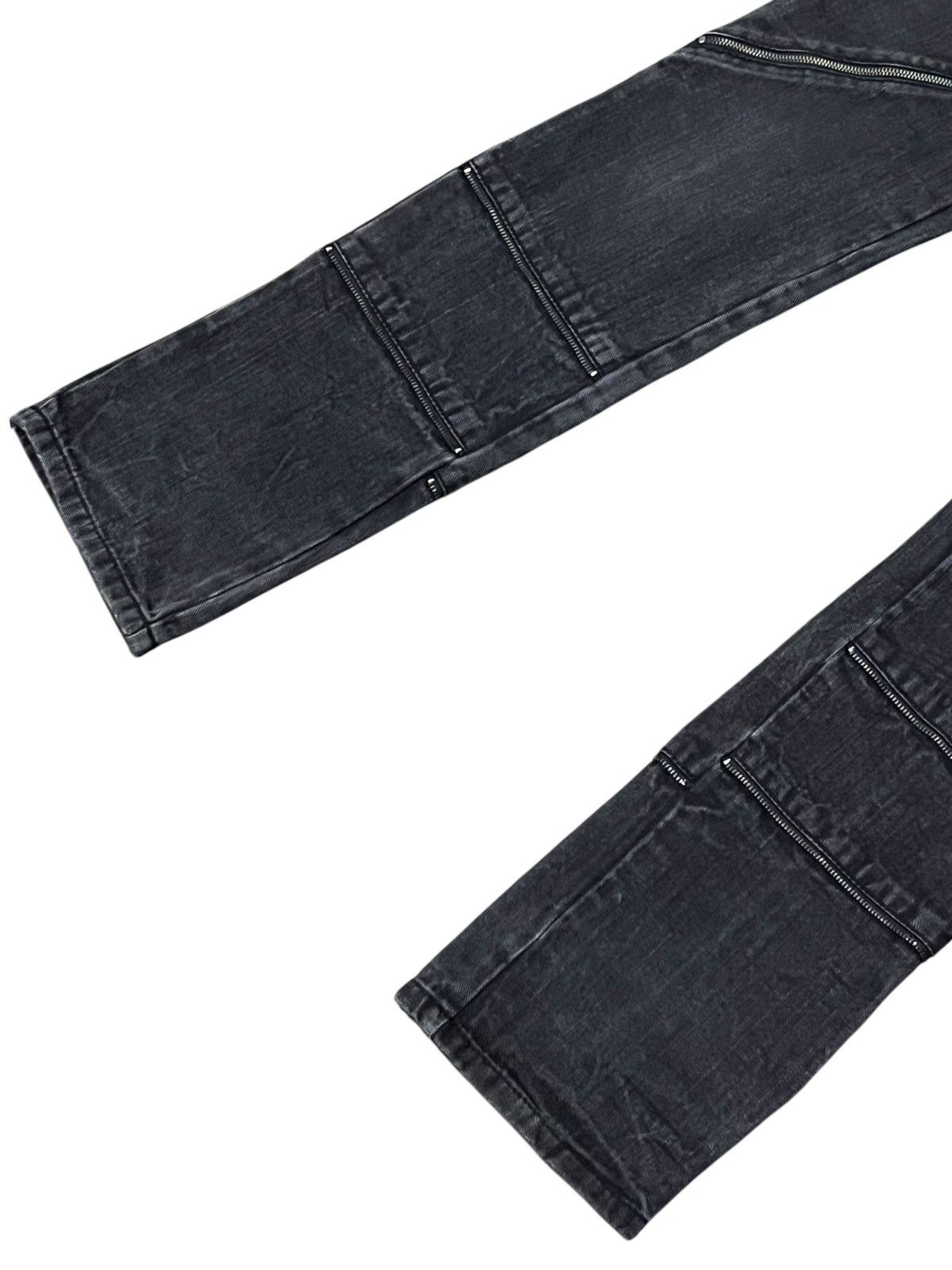 Culturata 🔥Vintage CUSTOM CULTURE Grunge Multizipper S.Laurent Style Size 28" / US 6 / IT 42 - 7 Thumbnail