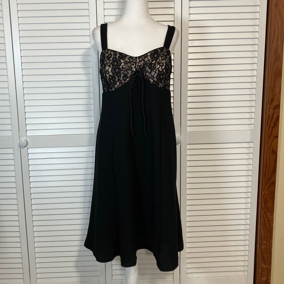 Other Madison Leigh Vintage Lace Cocktail Midi Dress Jacket 12 Size XL / US 12-14 / IT 48-50 - 1 Thumbnail