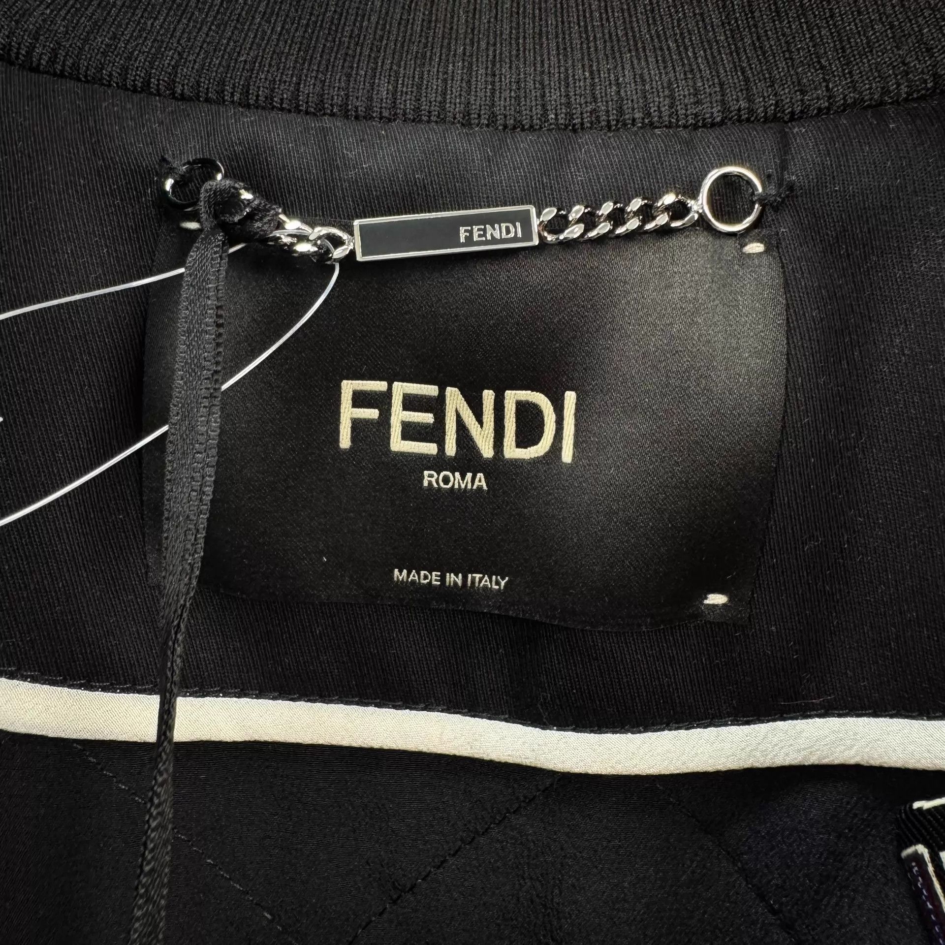 Fendi Fendi FF Monogram Studded Embroidered Letter Jacket 38 New Size XS / US 0-2 / IT 36-38 - 7 Thumbnail