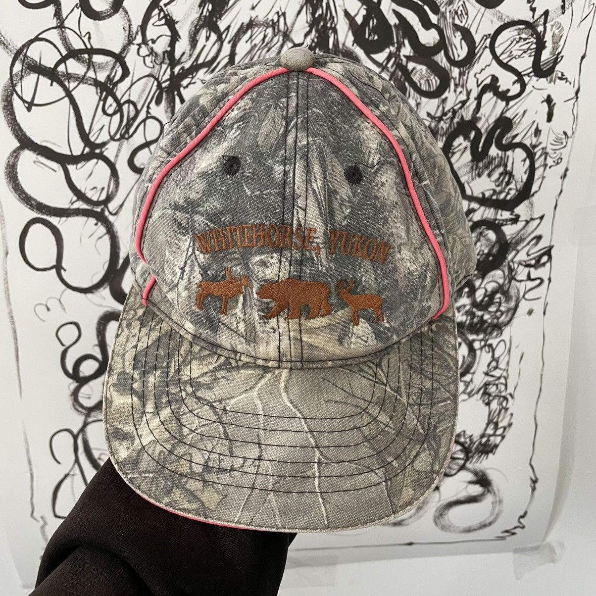 Realtree × Vintage 🔥Vintage Camouflage Realtree Cap Yukon With Pink Details Size ONE SIZE - 3 Thumbnail