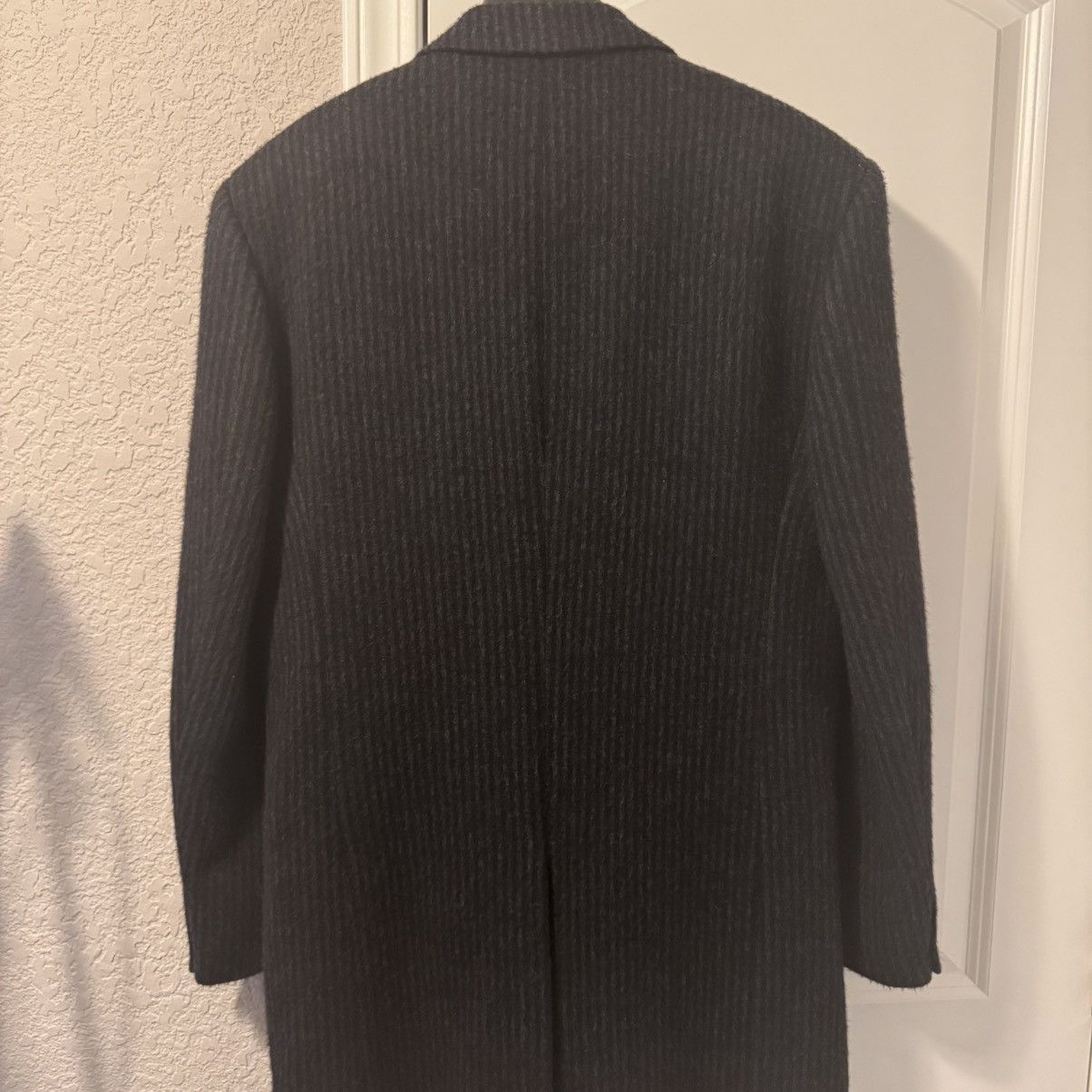 Saint Laurent Paris Pinstripe Overcoat Size US L / EU 52-54 / 3 - 2 Thumbnail