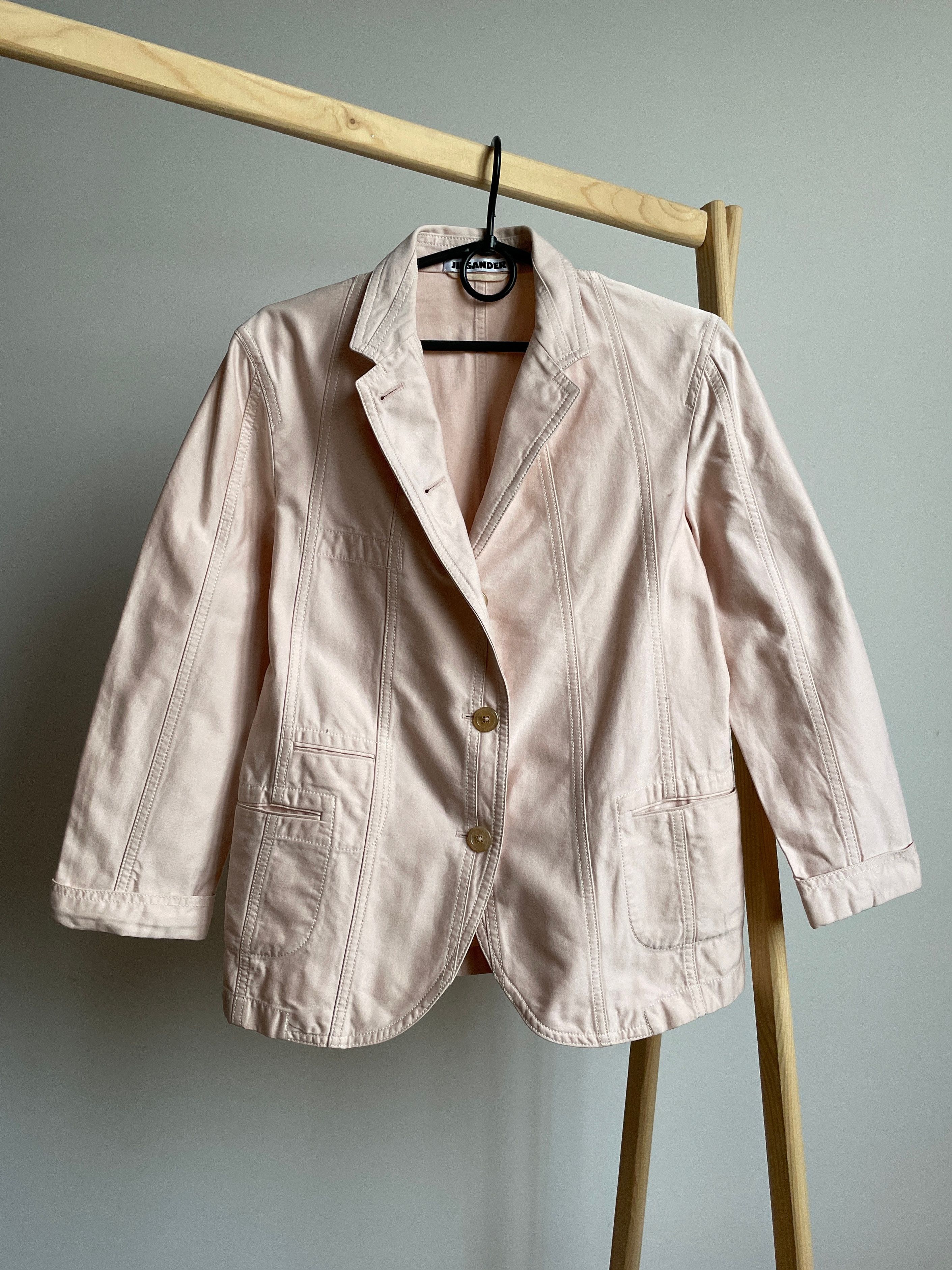 Jil Sander Jil Sander Womens Pink Blazer Size 38 Size XS / US 0-2 / IT 36-38 - 1 Thumbnail