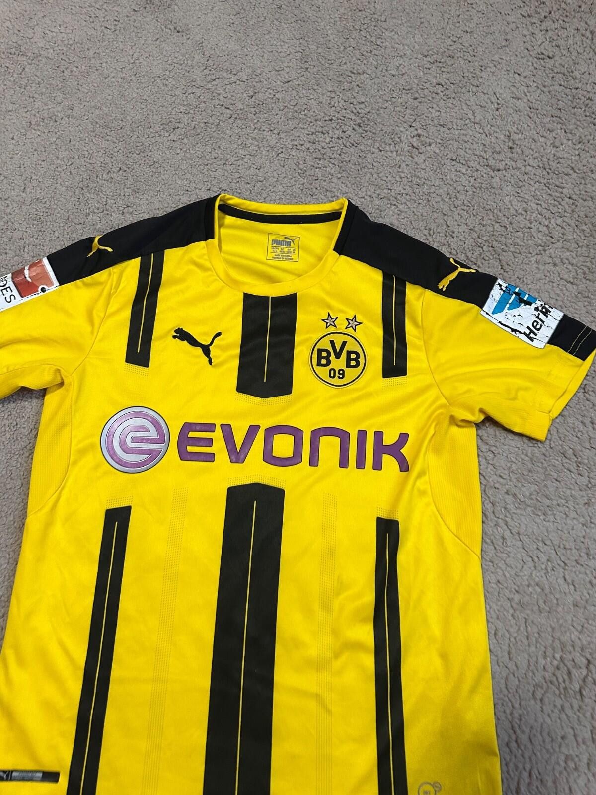 Puma BORUSSIA DORTMUND 2016/17 FOOTBALL SHIRT SOCCER JERSEY PUMA Size US M / EU 48-50 / 2 - 3 Thumbnail