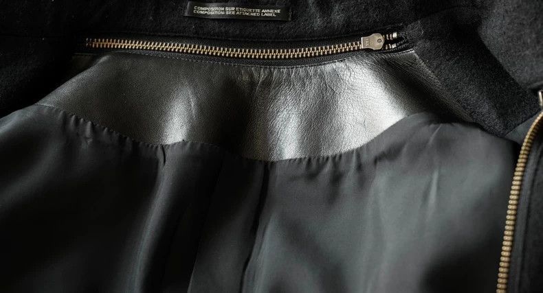 Yohji Yamamoto Yohji Yamamoto 14AW Zipper split leather fleece outer-2505 Size US M / EU 48-50 / 2 - 7 Thumbnail
