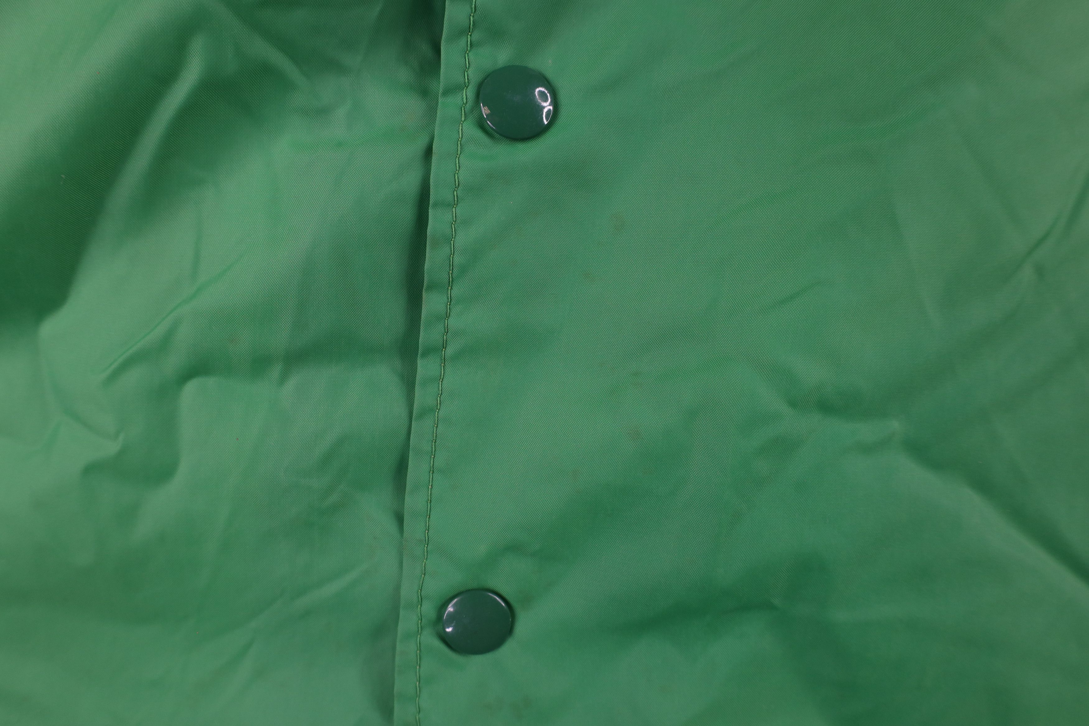 Vintage Vintage 70s Streetwear Lined Coach Coaches Jacket Green USA Size US XL / EU 56 / 4 - 7 Thumbnail