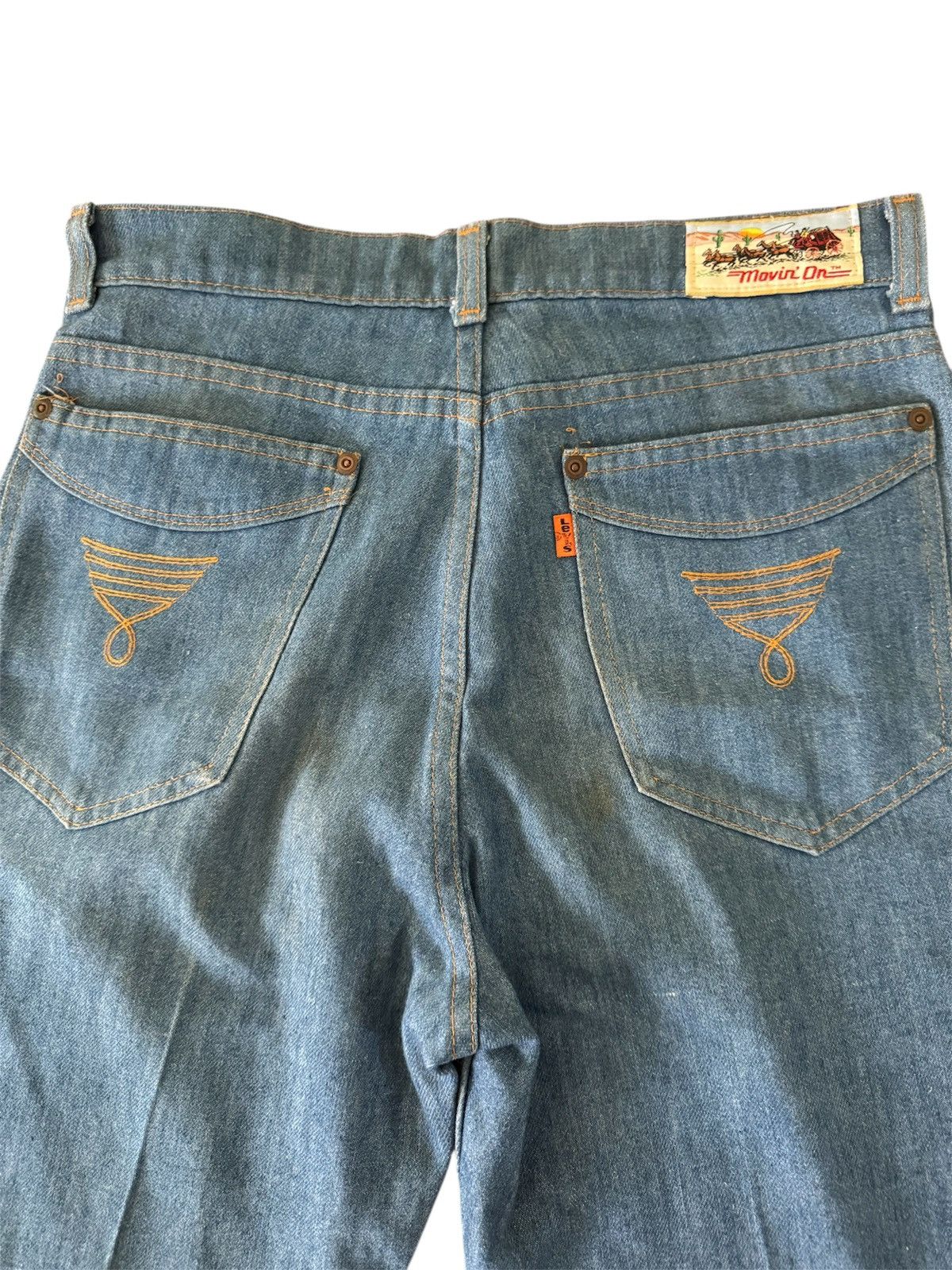 Levi's Vintage Levi's 70's Movin' On orange tab Denim Pants Size US 30 / EU 46 - 5 Thumbnail