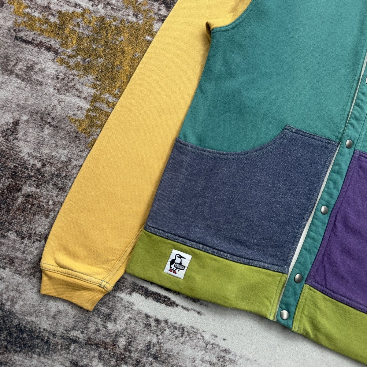 Chums CHUMS COLORBLOCK SNAP BUTTON COLLAR SWEATSHIRT Size US M / EU 48-50 / 2 - 3 Thumbnail