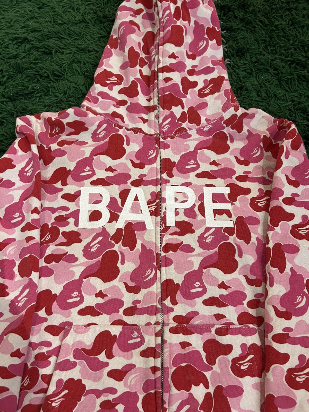 Bape BAPE ABC PINK CAMO ZIP UP HOODIE Size US L / EU 52-54 / 3 - 2 Thumbnail