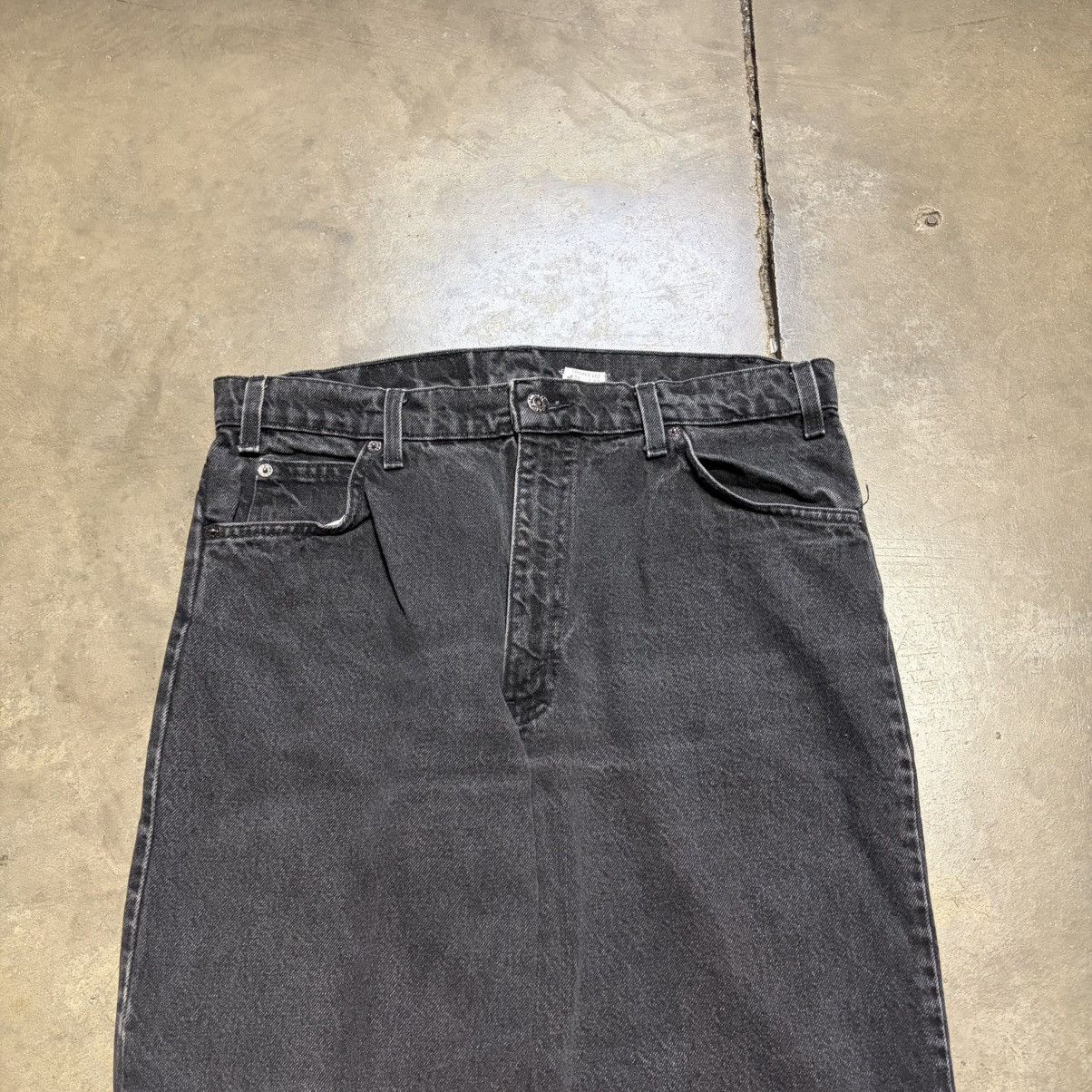 Levi's Vintage 90a Levis 550 Orange Tab Denim Jeans Relaxed Fit USA Size US 36 / EU 52 - 5 Thumbnail