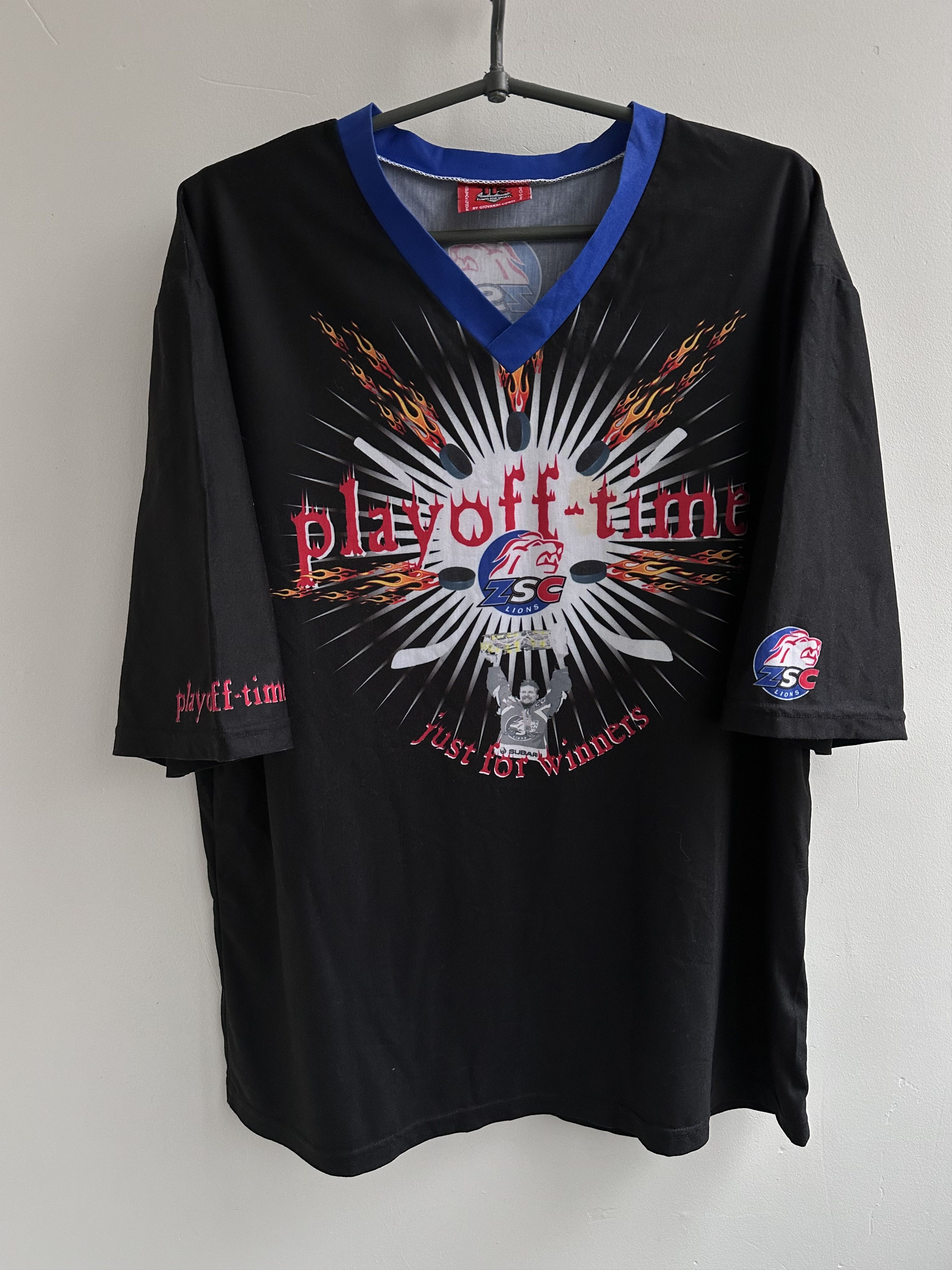 NFL × Vintage ZSC Lions play off time vintage t shirt Size US L / EU 52-54 / 3 - 1 Thumbnail