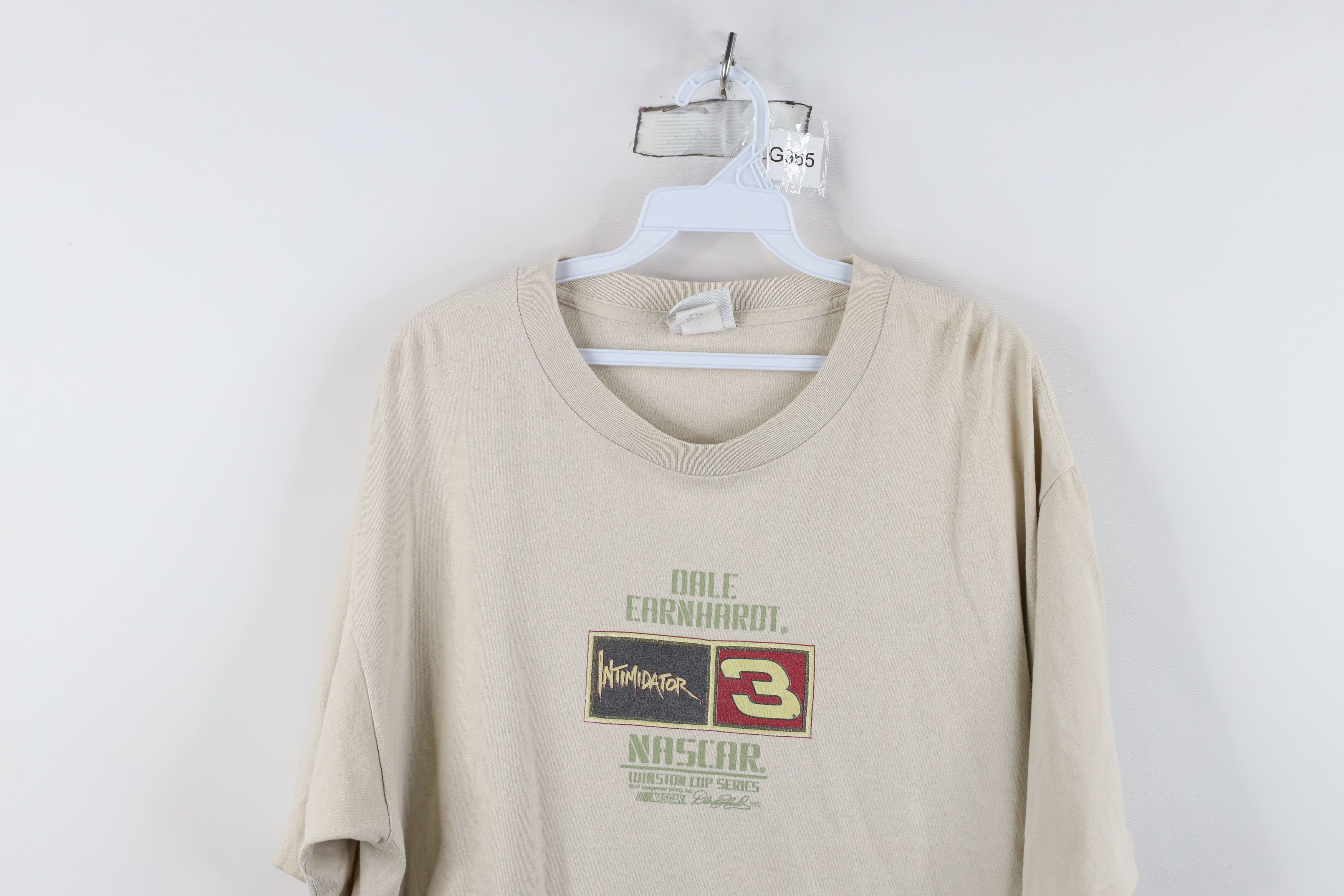 Vintage Vintage Y2K 2001 NASCAR Dale Earnhardt Racing T-Shirt Beige Size US L / EU 52-54 / 3 - 2 Thumbnail