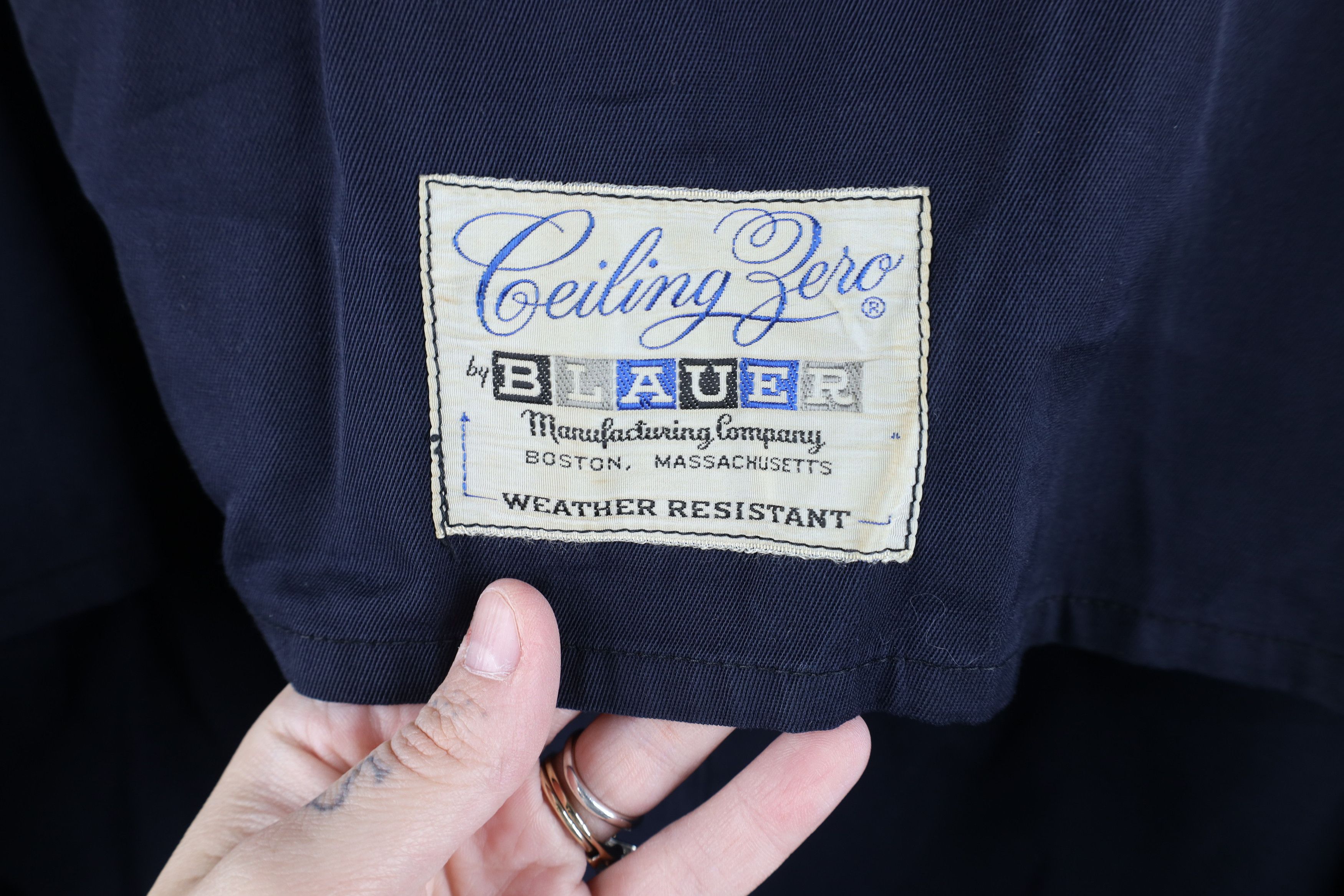 Vintage Vintage 60s Blauer Police Uniform Trench Coat Rain Jacket Size US XL / EU 56 / 4 - 11 Thumbnail