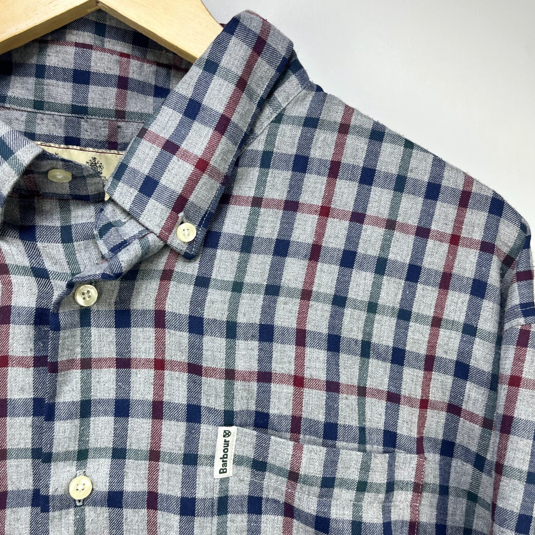 Barbour VINTAGE Barbour Plaid Button Up Long Sleeve Shirt XL US Mens Size US XL / EU 56 / 4 - 3 Thumbnail