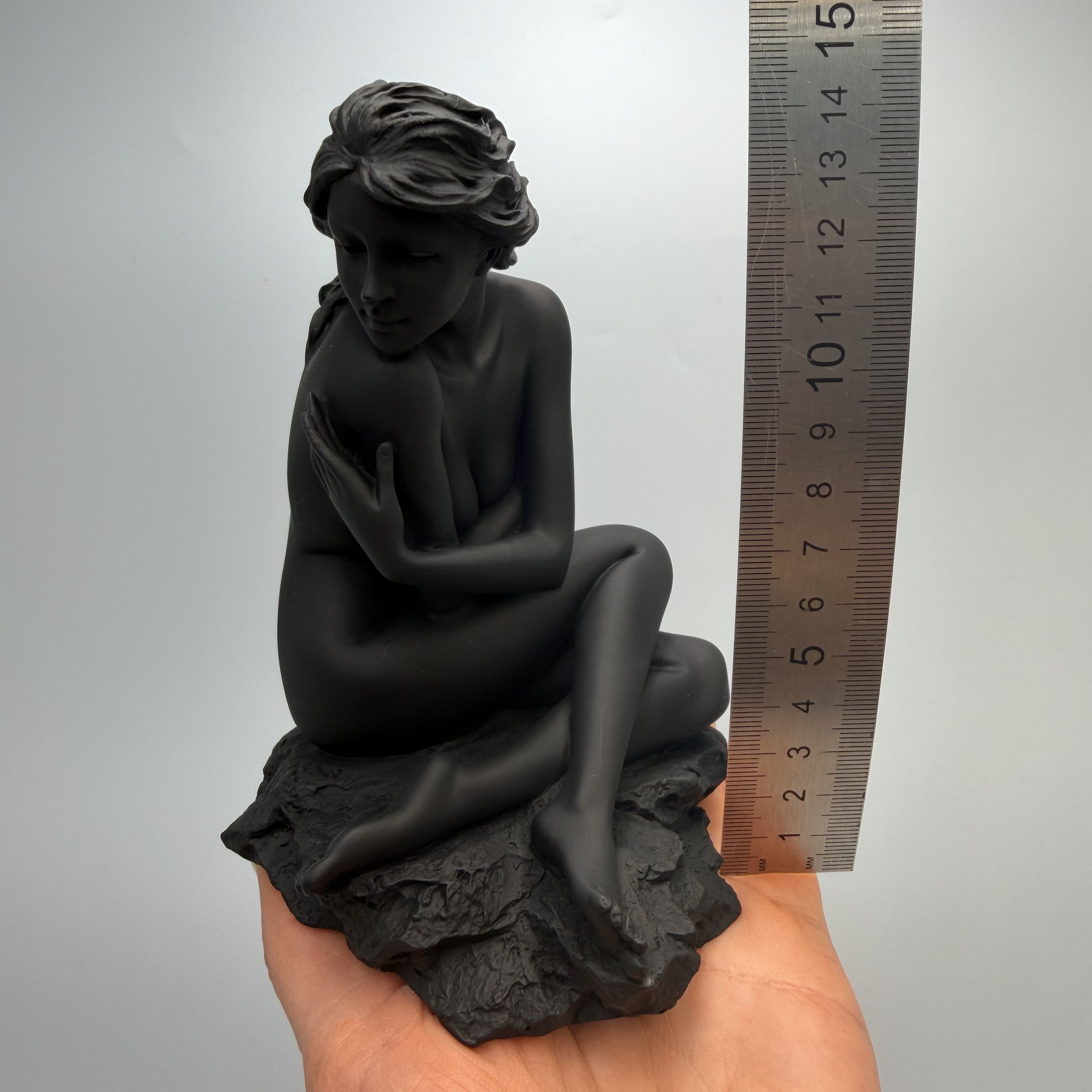 Other Vintage Polystone Reclining Black Lady Figurine Sculpture Size ONE SIZE - 2 Thumbnail