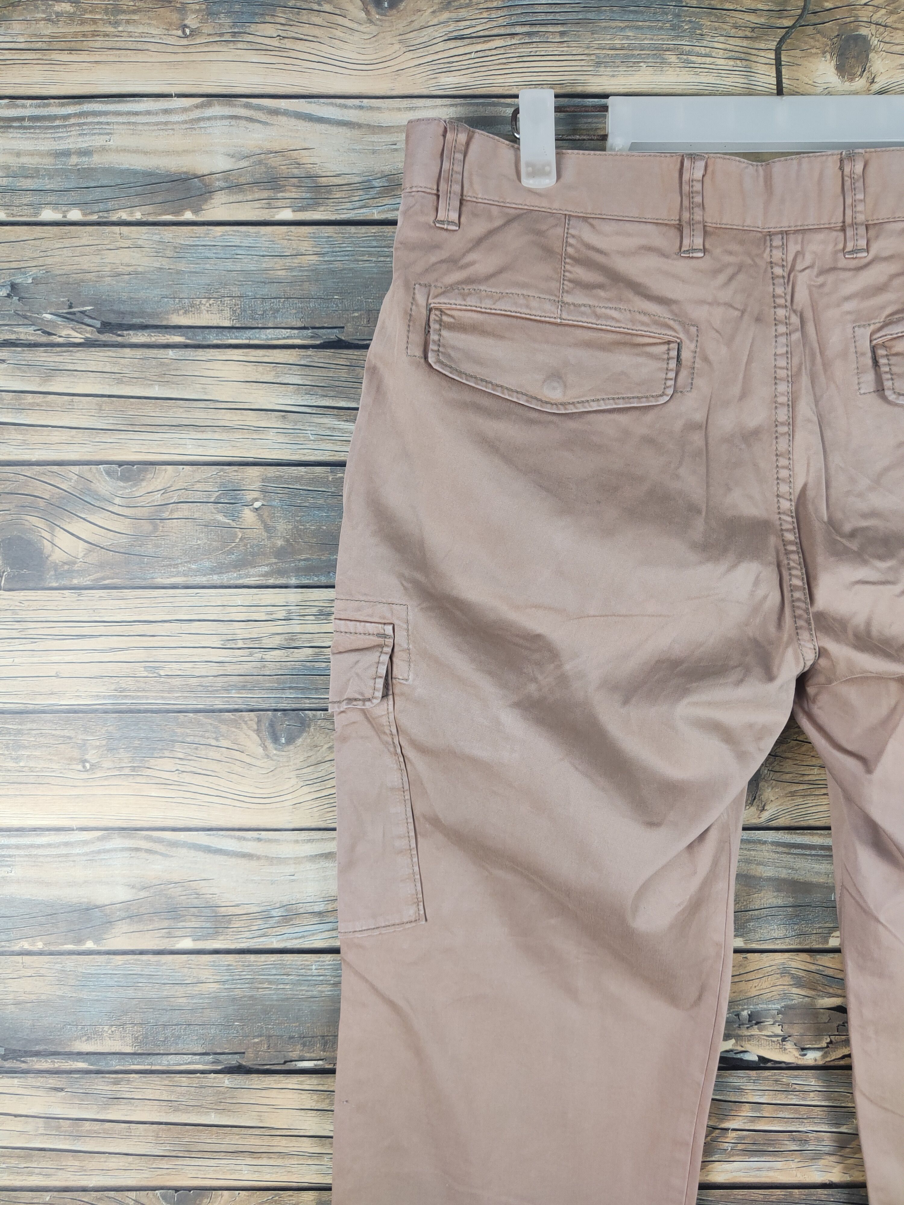 Japanese Brand DL Uniqlo Light Brown Multipocket Tactical Cargo Pants #1529 Size US 32 / EU 48 - 8 Thumbnail