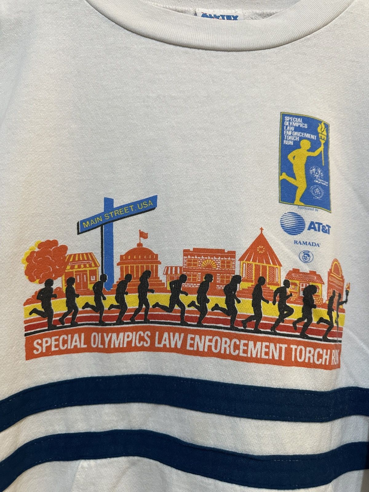 4GSELLER × Vintage vintage 80s Special Olympics Torch Run sweatshirt usa Size US L / EU 52-54 / 3 - 3 Thumbnail