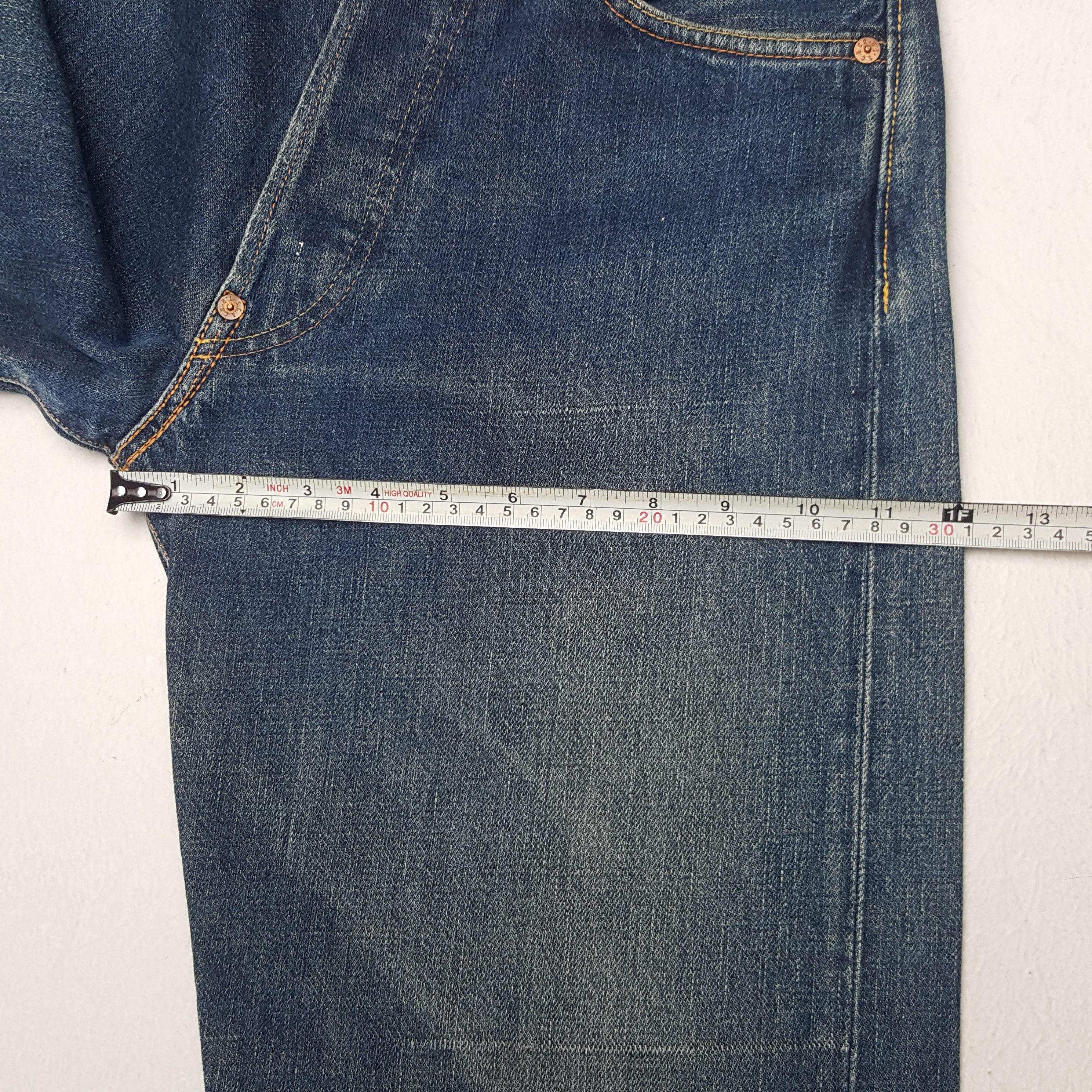 Japanese Brand × Vintage Vintage Evis Japanese Brand Daicock Custom Art Denim Jeans Size US 28 / EU 44 - 11 Thumbnail