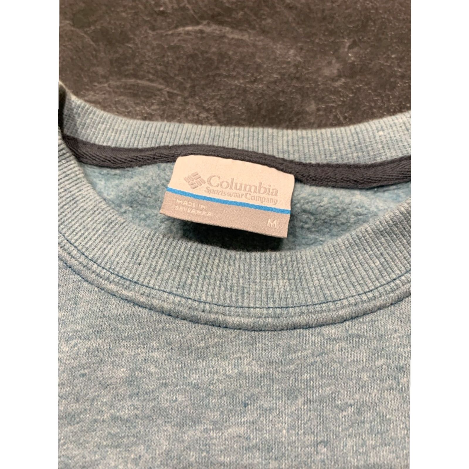Vintage Columbia Pullover Sweatshirt Adult Medium Seafoam Green Fleece Lined Soft Mens Size US M / EU 48-50 / 2 - 4 Thumbnail