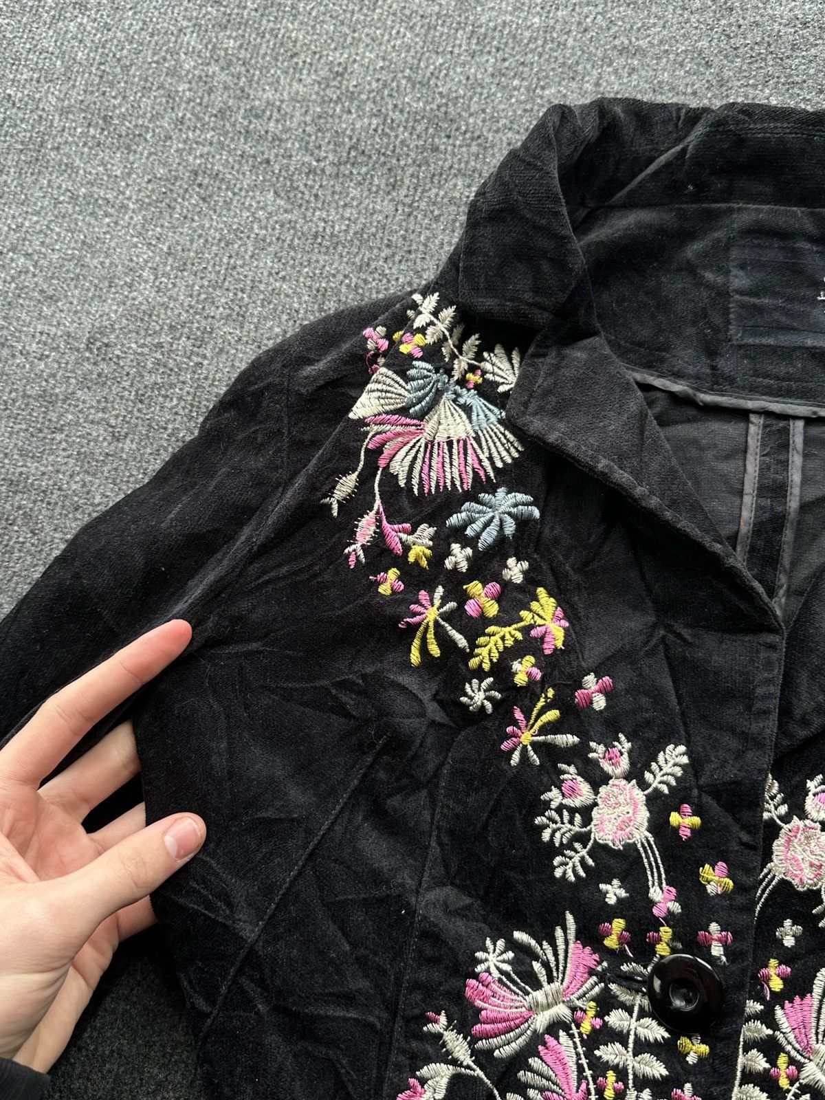 Moschino ARCHIVE 🚨 WOMEN MOSCHINO BLACK OVERLOGO FLOWERS LUXURY VNTG Size S / US 4 / IT 40 - 5 Thumbnail