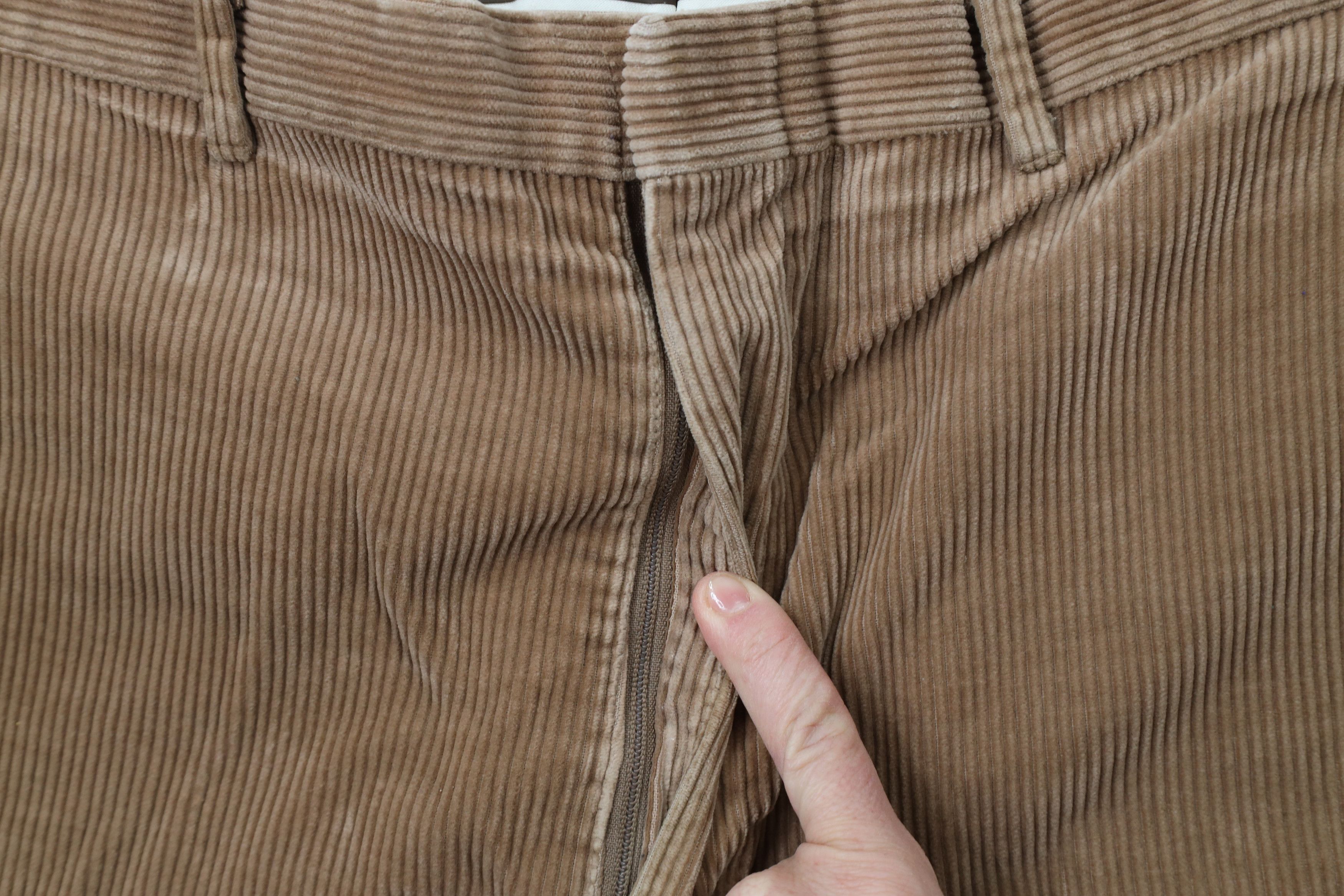 Vintage Vintage 90s Streetwear Relaxed Wide Leg Corduroy Chino Pants Size US 38 / EU 54 - 7 Thumbnail