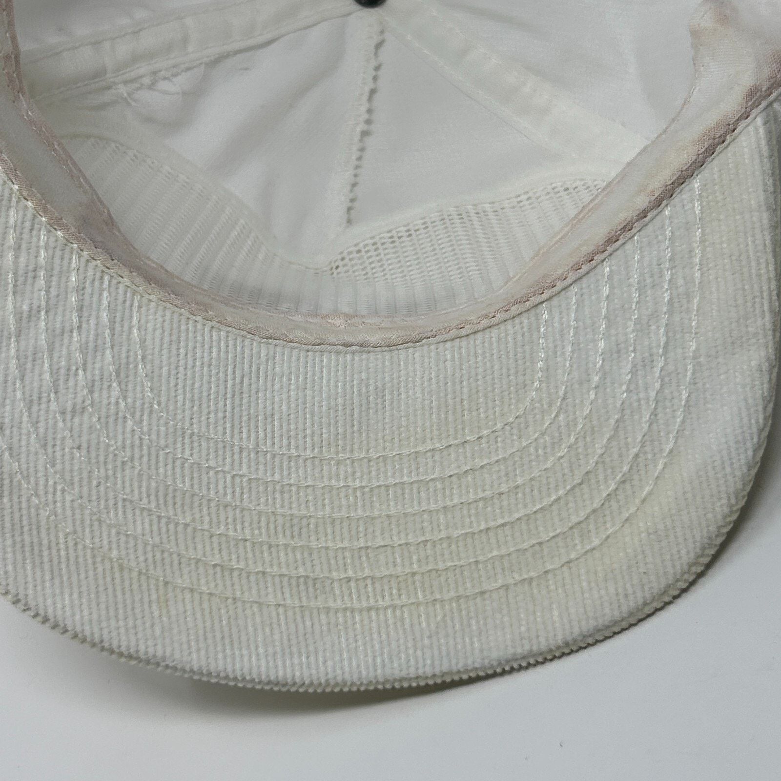 Vintage Vintage 80s Andersen Windows Hat Baseball Cap White Corduroy Size ONE SIZE - 7 Thumbnail