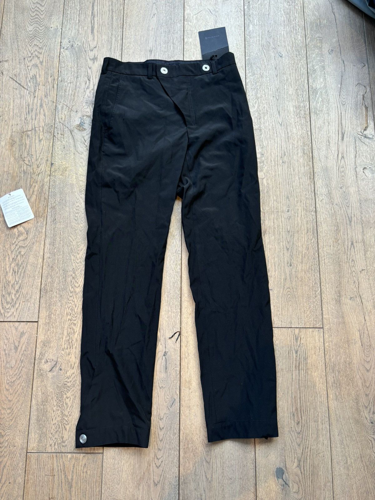 Kiko Kostadinov × Mackintosh Kiko Kostinadov Mackintosh 0002 black trousers size small Size US 30 / EU 46 - 3 Thumbnail