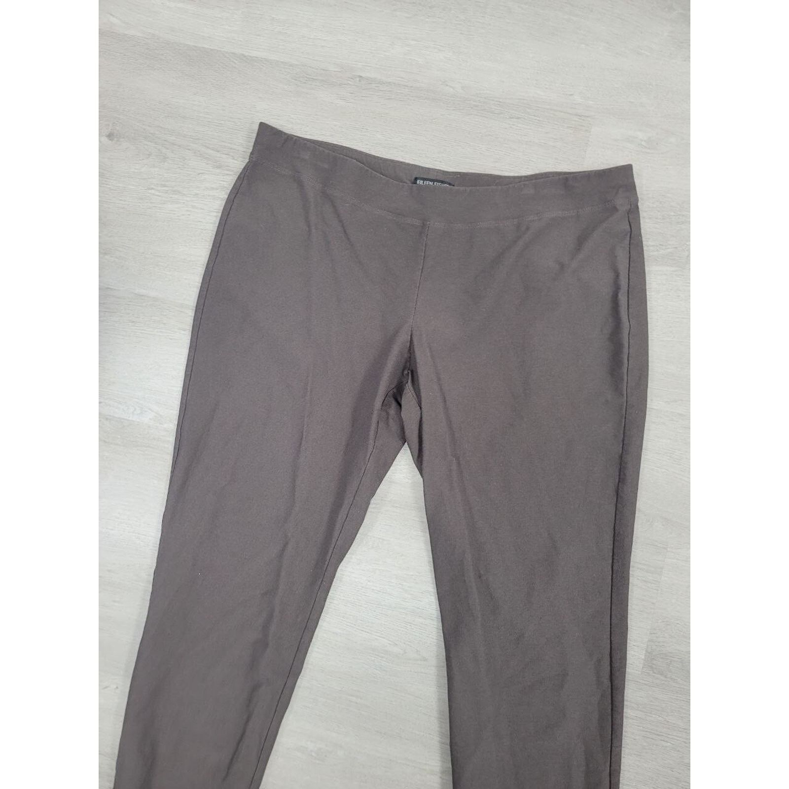 Eileen Fisher Eileen Fisher Gray Washable Crepe Pull-On Size Large A003089 Size 32" / US 10 / IT 46 - 2 Thumbnail