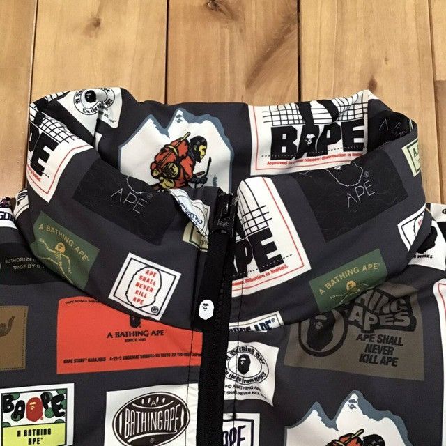Bape BAPE MULTI LABEL Puffer Down Jacket a bathing ape Size US L / EU 52-54 / 3 - 3 Thumbnail