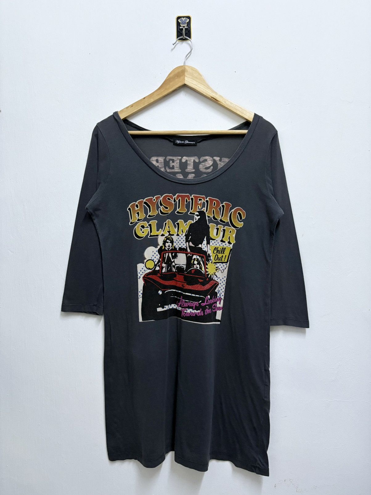 Hysteric Glamour 2000's Hysteric Glamour " All Messed Up ! " L/S Midi Dress Size M / US 6-8 / IT 42-44 - 1 Thumbnail