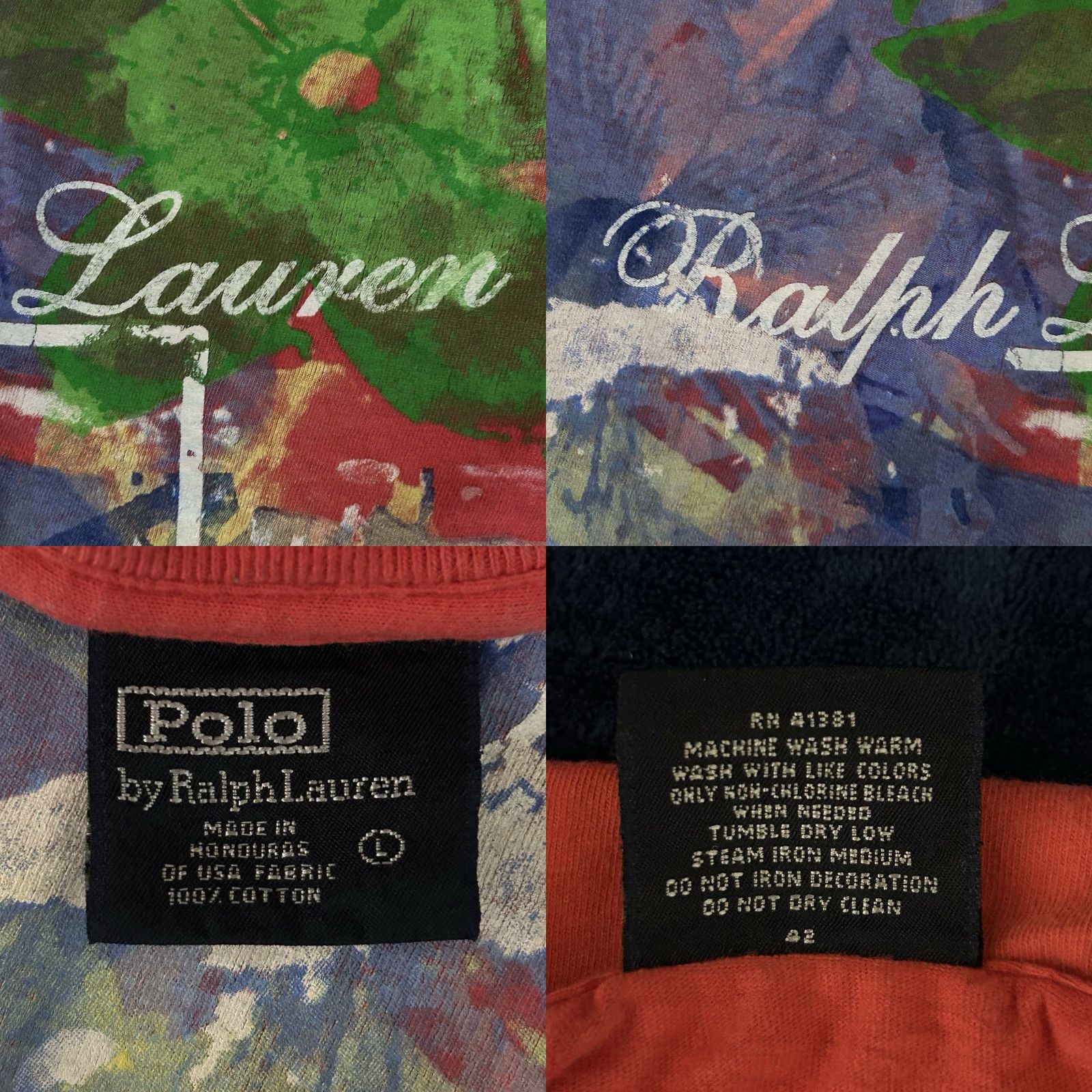 Polo Ralph Lauren Polo Ralph Lauren Shirt Men L Red Short Sleeve Floral Art Graphic VTG Polo By Ralph Lauren Shirt Men Large Red Short Sleeve Floral Art Graphic Size US L / EU 52-54 / 3 - 10 Thumbnail
