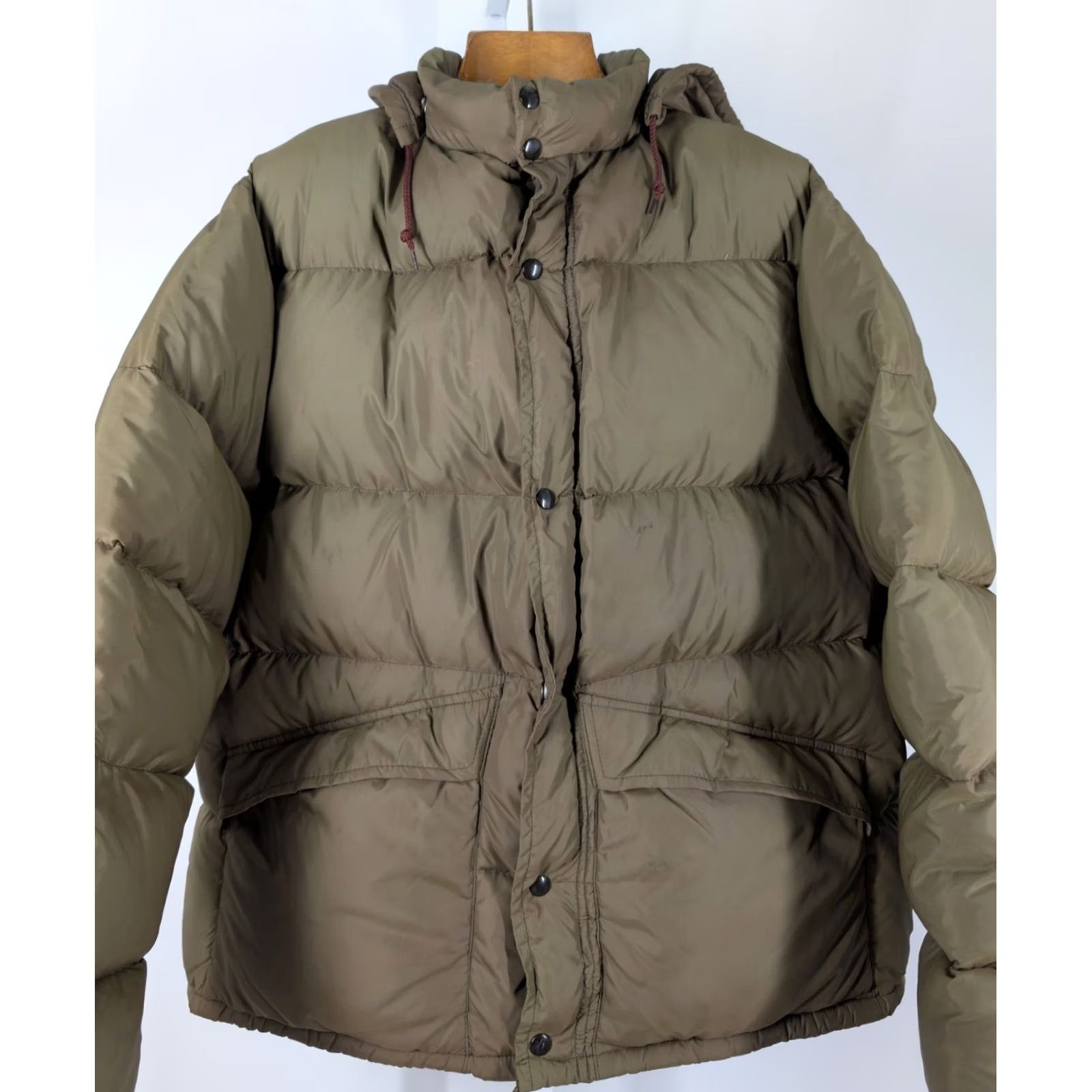 Schott VINTAGE Schott NYC Prime Goose Down Jacket Hooded Puffer Coat Olive Olive? No. Size US XL / EU 56 / 4 - 3 Thumbnail