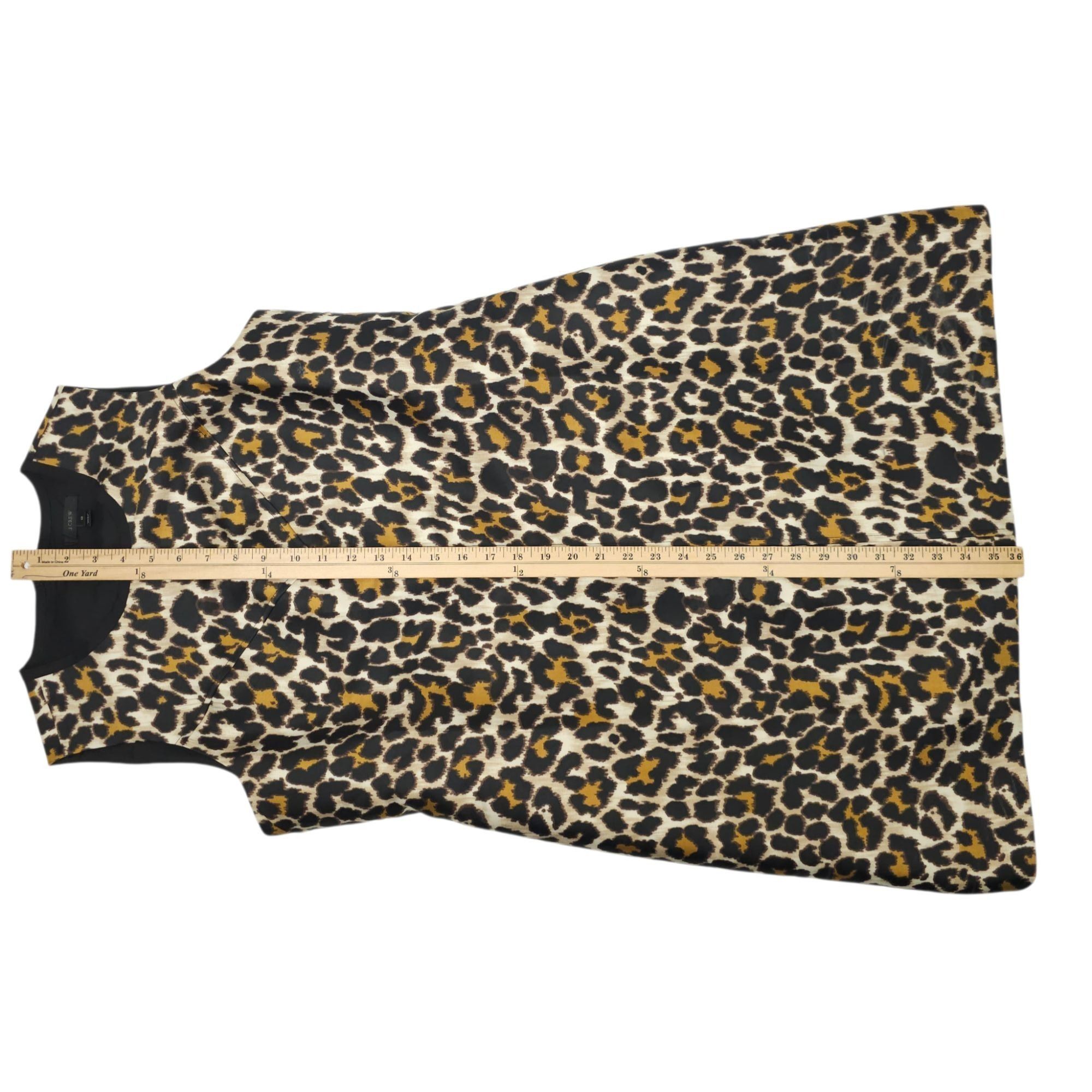 J.Crew J.Crew Leopard Print Shift Dress Size 12 A-line Back Zip Size XL / US 12-14 / IT 48-50 - 6 Thumbnail