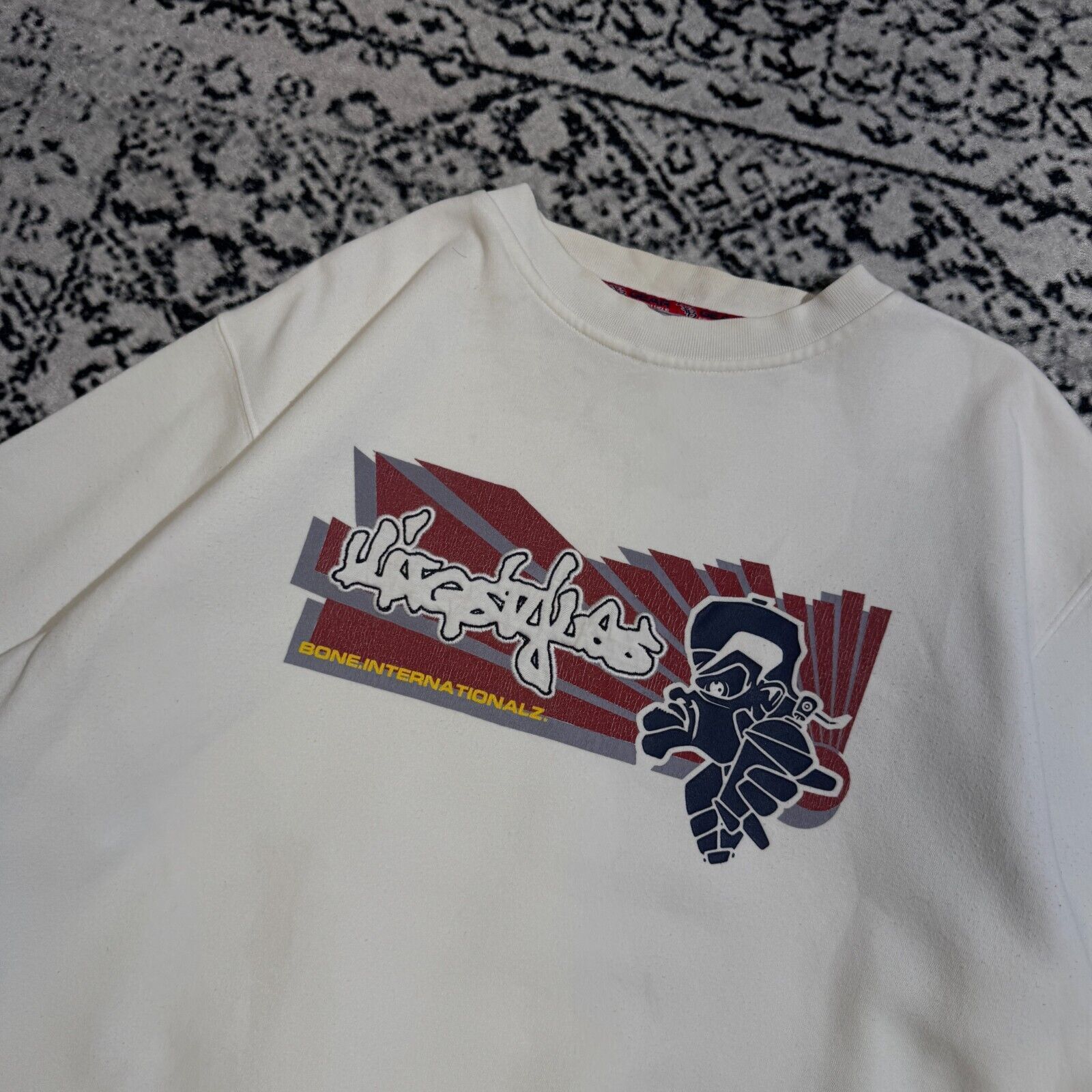 Vintage Vintage Unisex White Cotton Sweatshirt Size S Skate USA Size US S / EU 44-46 / 1 - 6 Thumbnail