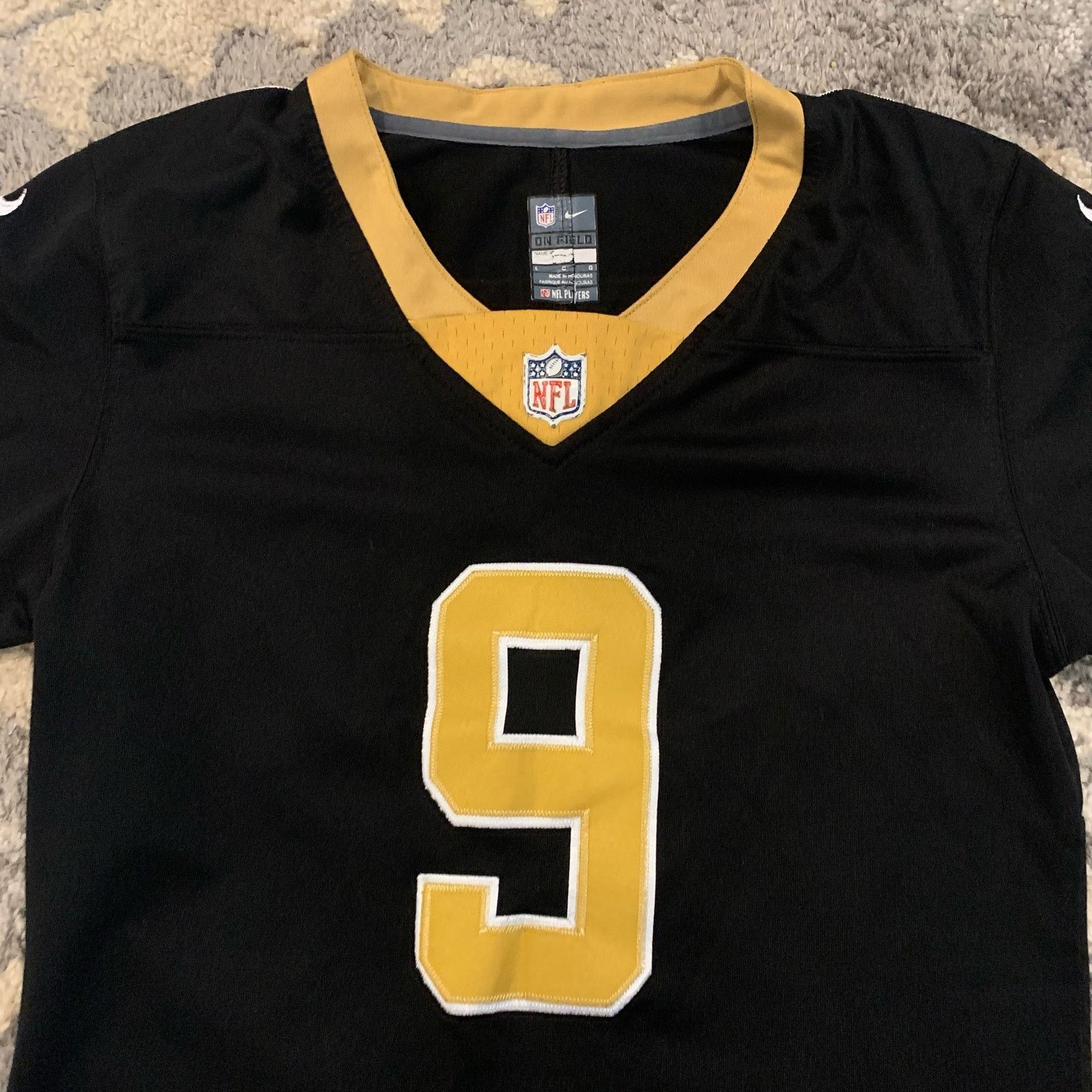 Nike New Orleans Saints NFL Nike Drew Brees Jersey Women’s Large Size L / US 10 / IT 46 - 4 Thumbnail