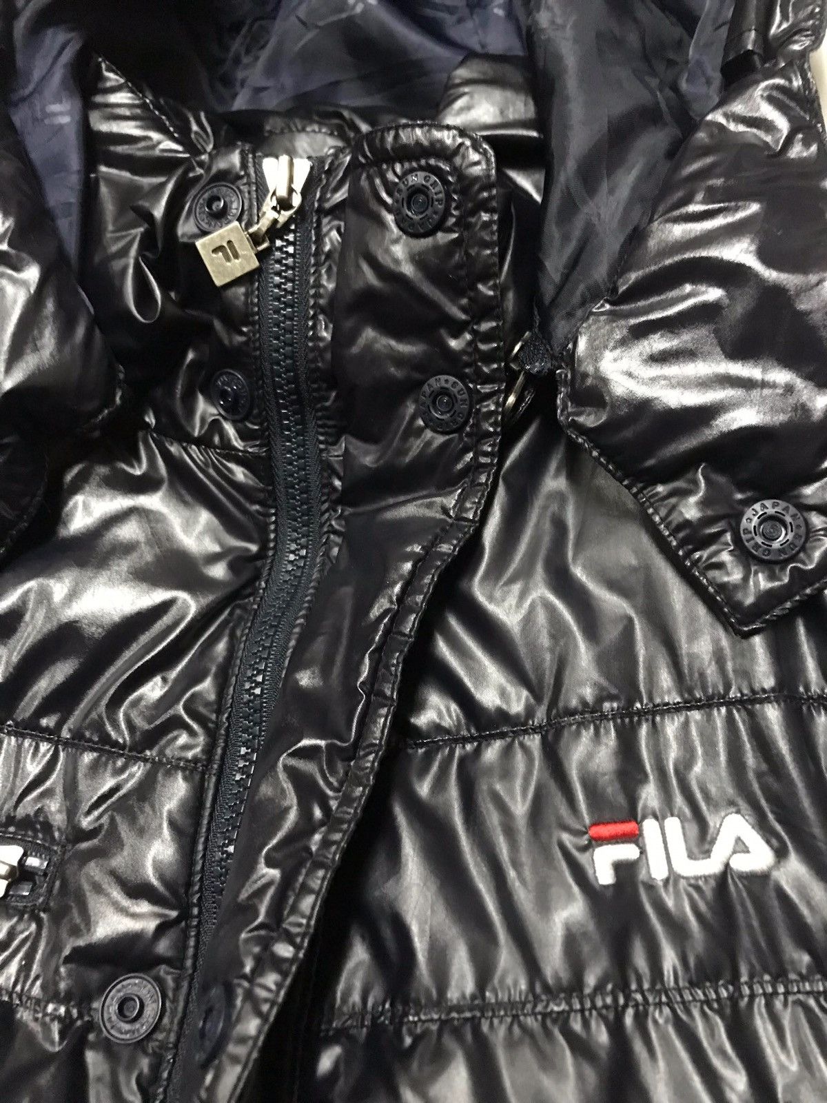 Fila STEAL💥VTG Fila D Italia Down Puffer Shiny Jacket Unisex Size US M / EU 48-50 / 2 - 13 Thumbnail