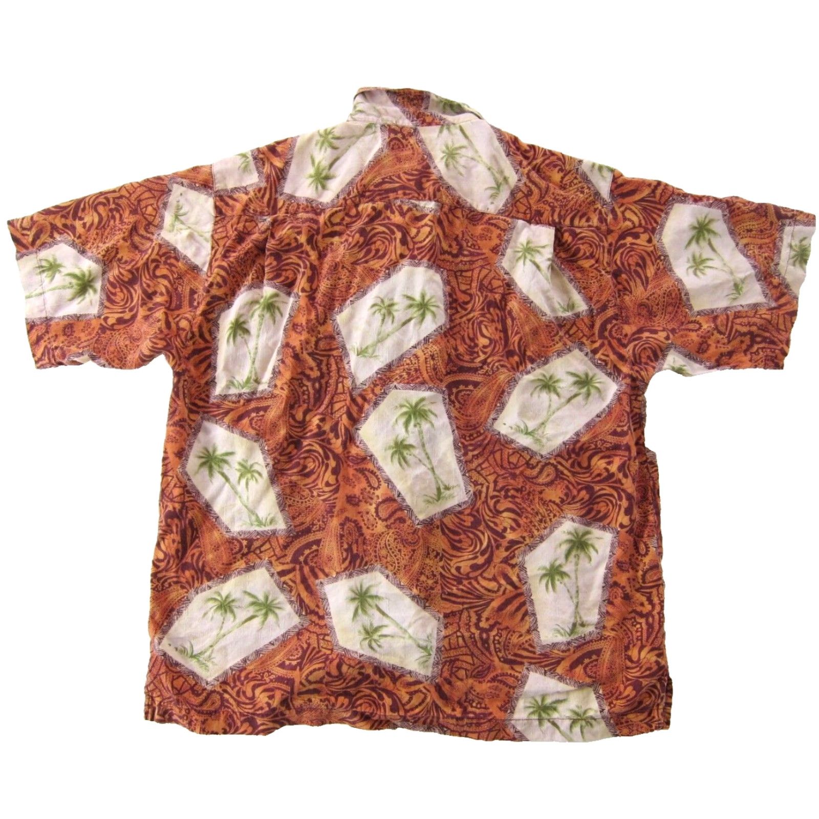 Tommy Bahama Tommy Bahama 100% Silk Floral Hawaiian Button Down Shirt Men Medium Size US L / EU 52-54 / 3 - 2 Thumbnail