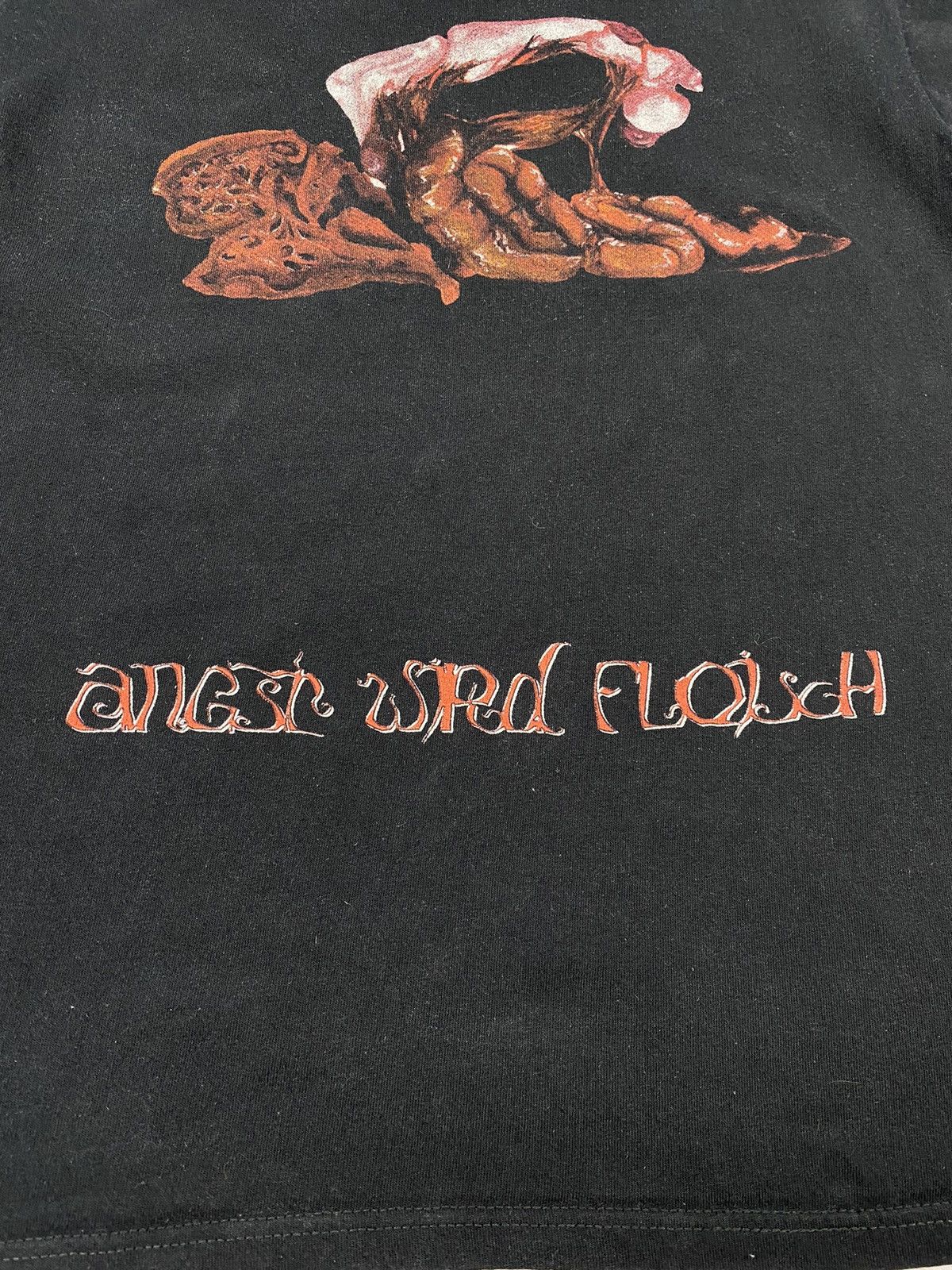 Band Tees × Vintage Vintage 00s Eisregen Krebs macht frei Y2K T shirt Size US M / EU 48-50 / 2 - 11 Thumbnail