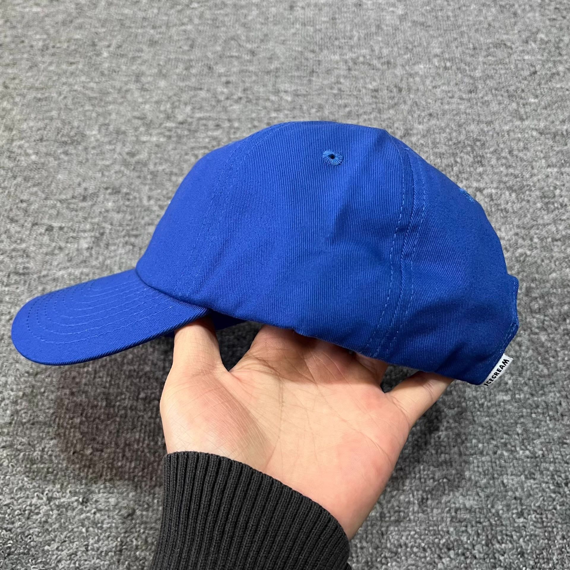 Billionaire Boys Club BBC ICECREAM Face Ice Cream Curved Brim Baseball Cap Q7 Size ONE SIZE - 6 Thumbnail