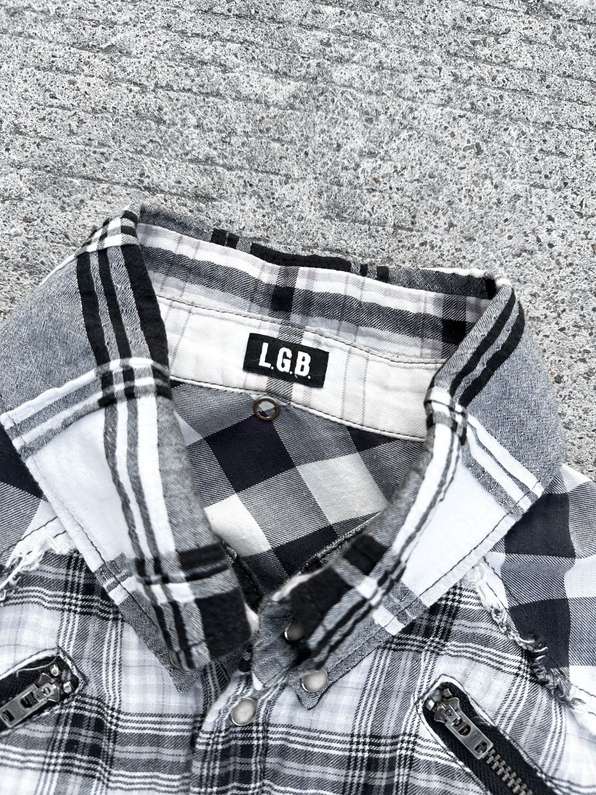 If Six Was Nine × Japanese Brand × Le Grande Bleu (L.G.B.) L.G.B. If Six Was Nine Grunge Shirts Size US S / EU 44-46 / 1 - 8 Thumbnail