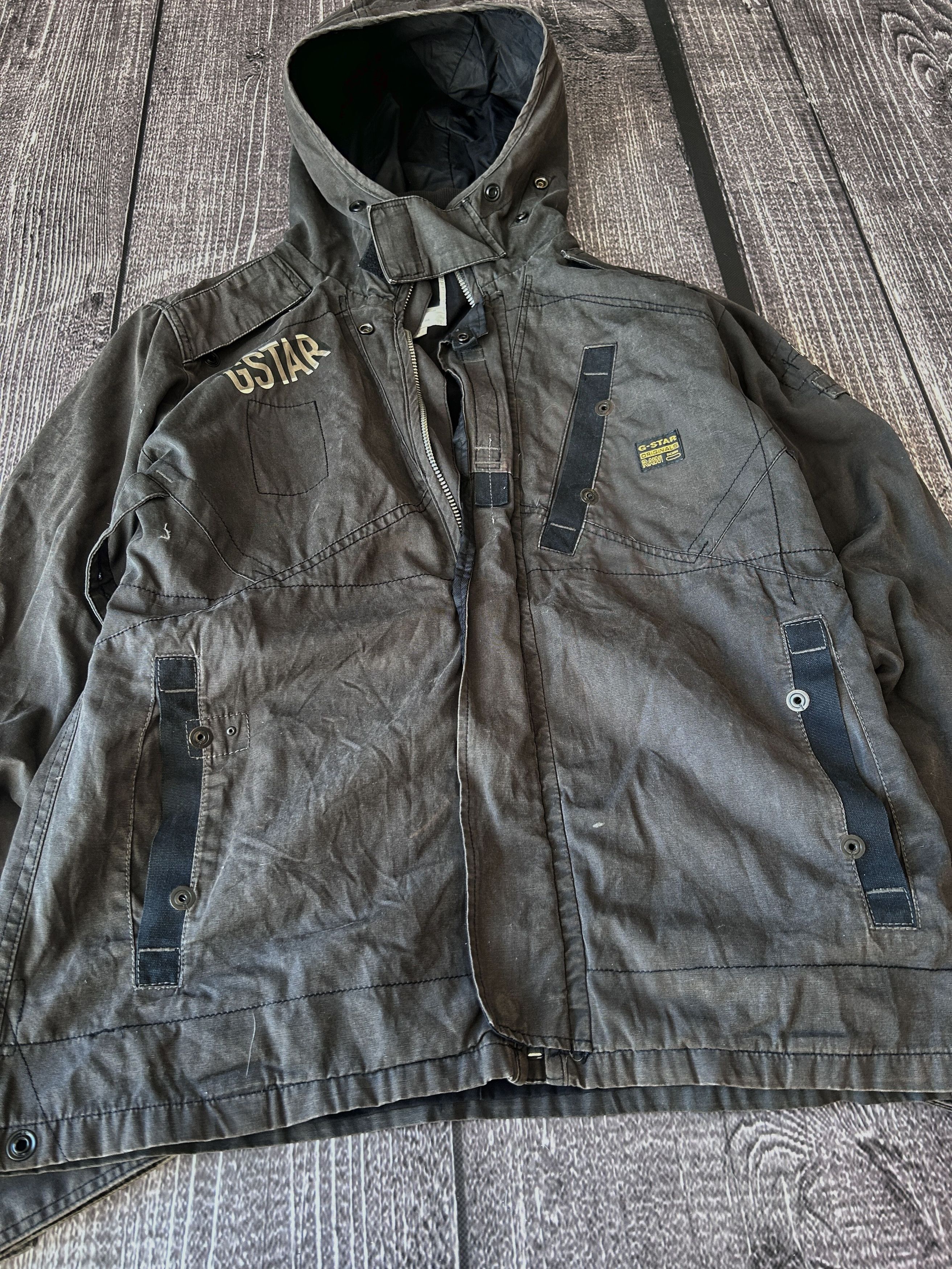 G-Star G-Star Raw US TAC Hooded Military Jacket Archive Techwear Size US M / EU 48-50 / 2 - 3 Thumbnail