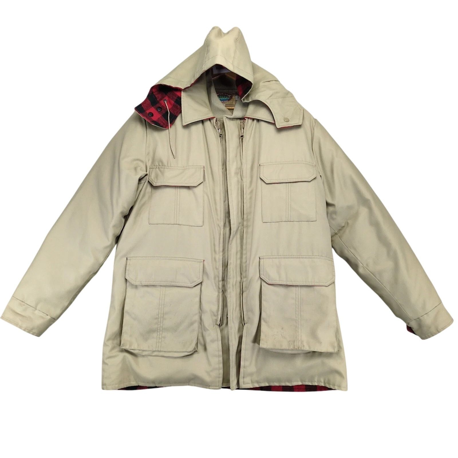 Vintage Outback Zero King Men's 46 Goose Down Canada Parka Coat Size US XL / EU 56 / 4 - 1 Thumbnail