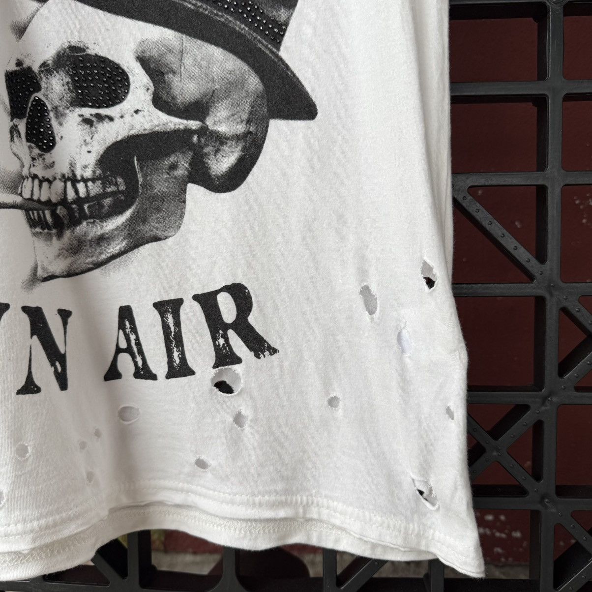Japanese Brand Emo Grunge Zelos Skull Distressed Shirt Size M / US 6-8 / IT 42-44 - 7 Thumbnail