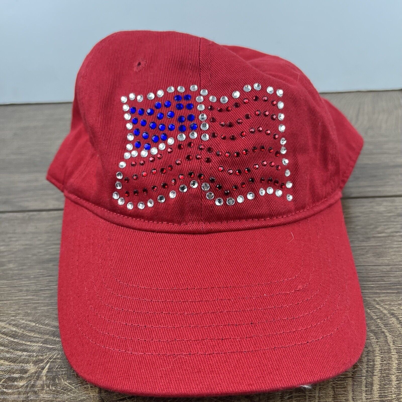 Other USA Flag Hat American Flag USA Hat Red Adjustable Hat Red Ad Size ONE SIZE - 4 Thumbnail