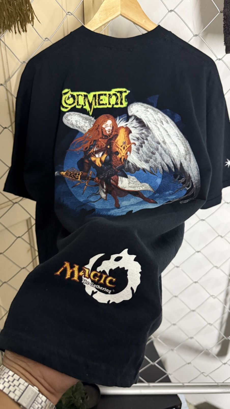 Vintage Vintage 2002 Magic The Gathering Torment Tshirt Black Size US L / EU 52-54 / 3 - 2 Thumbnail