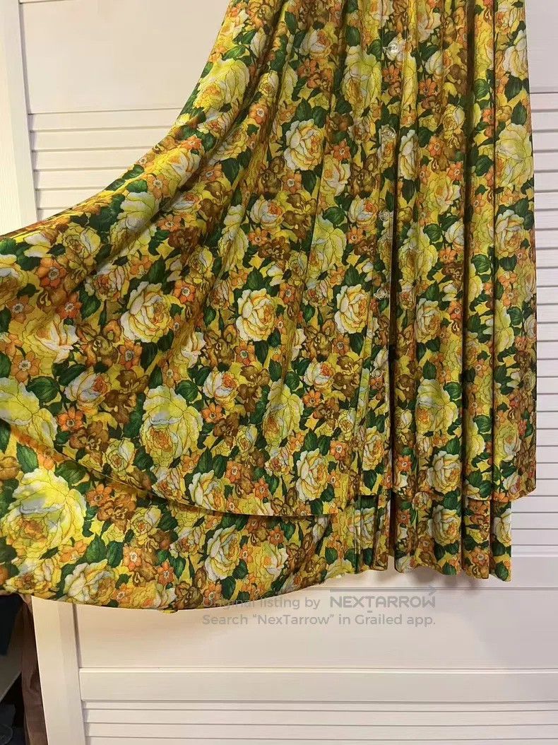 Vetements Vetements size S Yellow Floral Skirt Size 23" - 5 Thumbnail