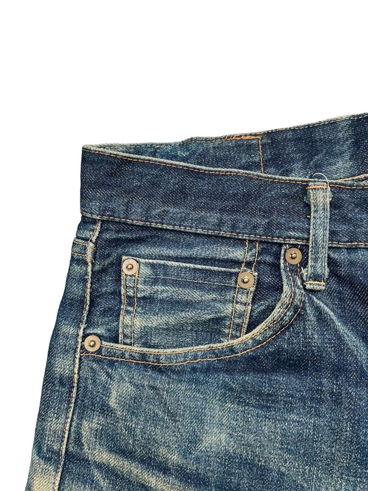 Octopus × Vintage Vintage Octopus Army Selvedge Distresed Denim Size US 30 / EU 46 - 7 Thumbnail
